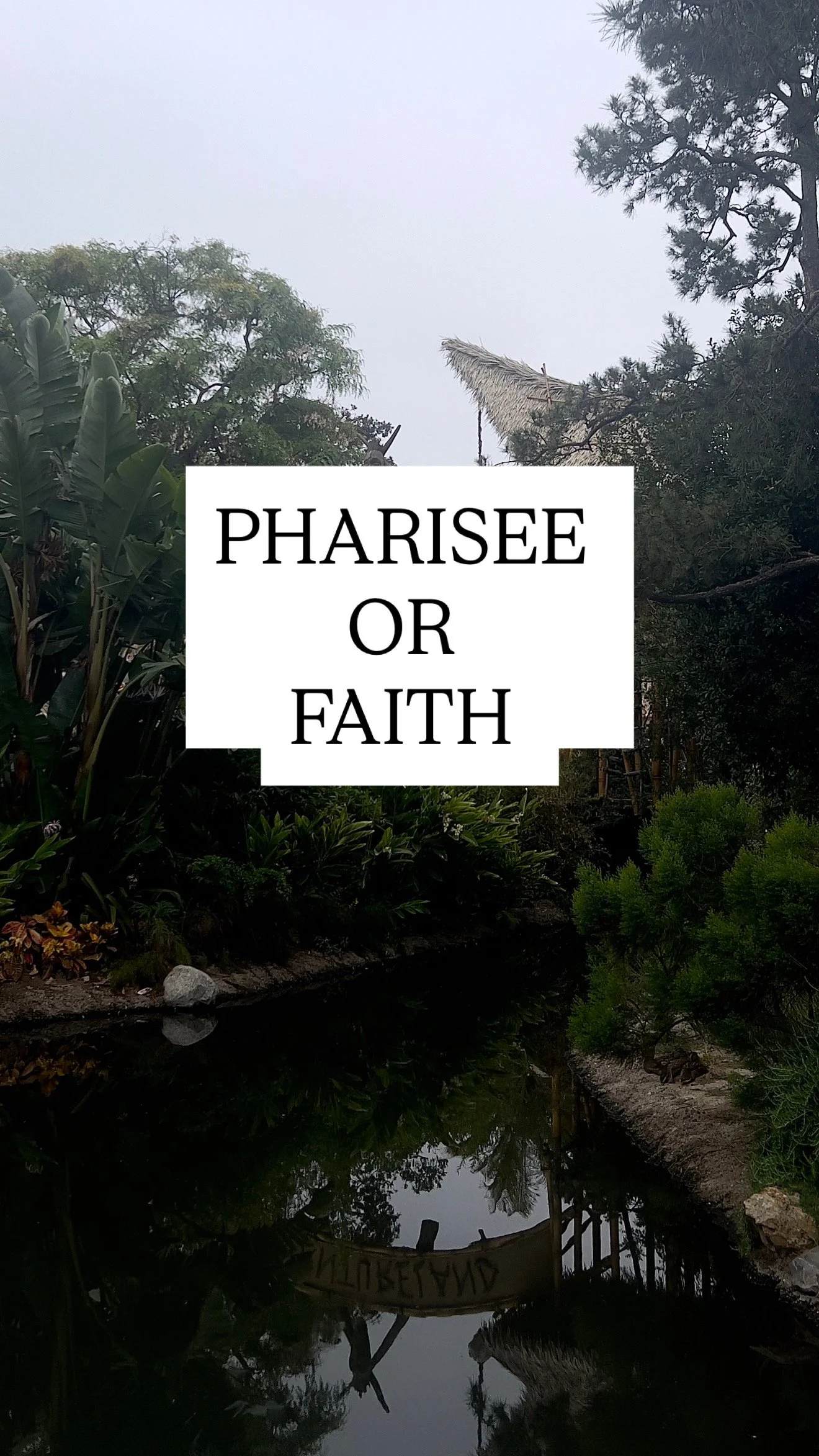 PHARISEES OR FAITH