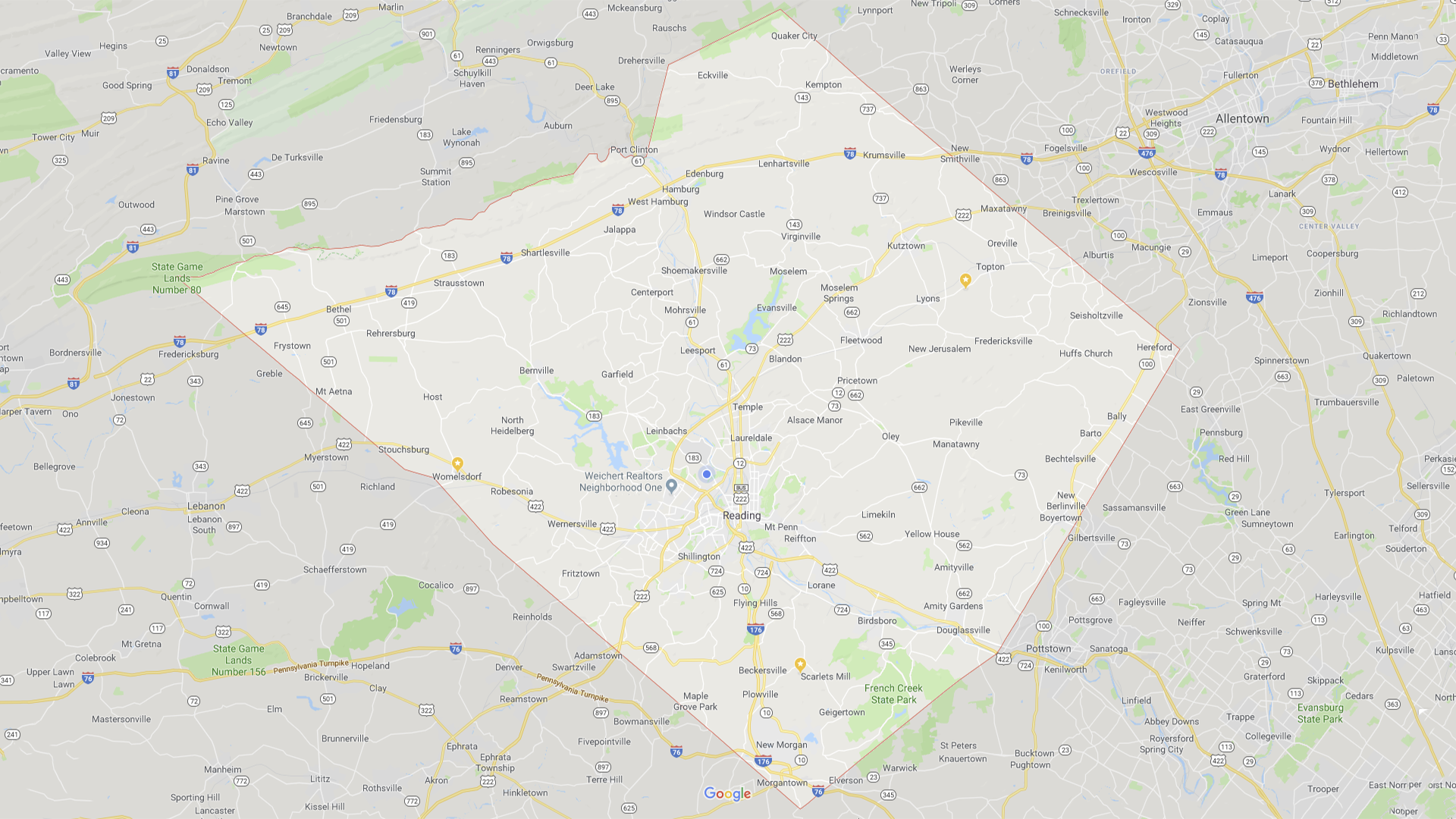 Search All Homes For Sale in Berks County