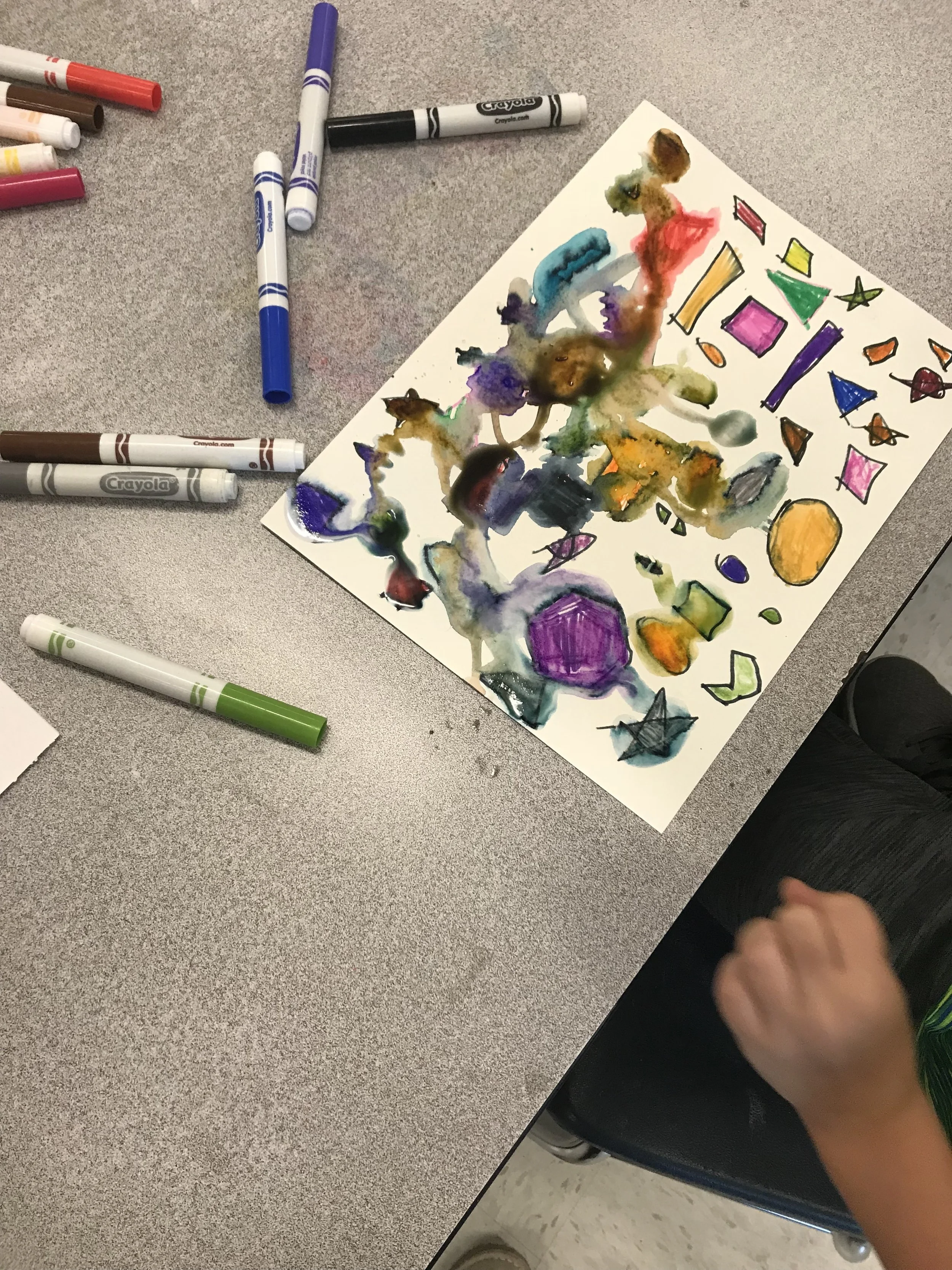 2nd Grade Geometric and Organic Shapes