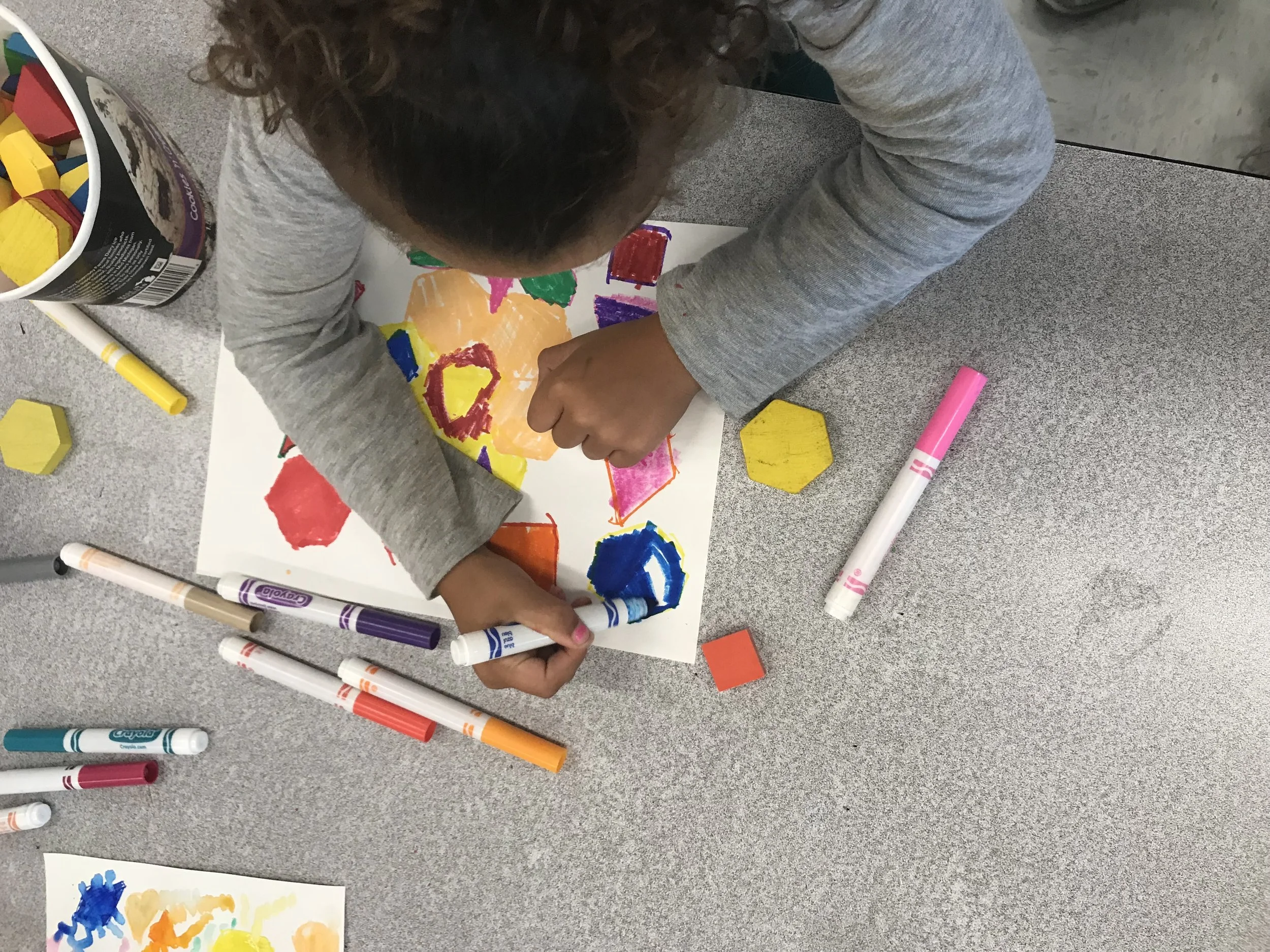 2nd Grade Geometric and Organic Shapes