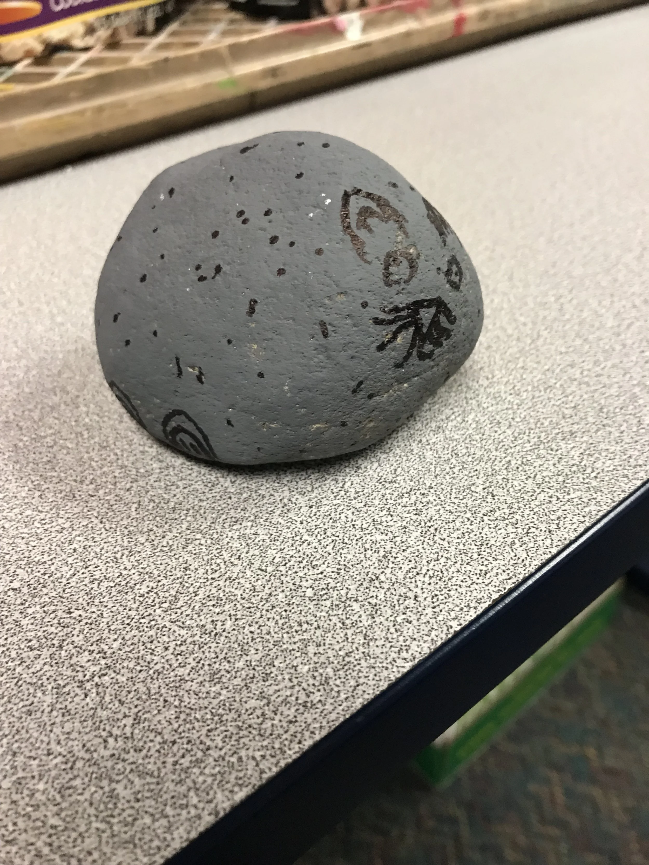 1st Grade Rock Painting