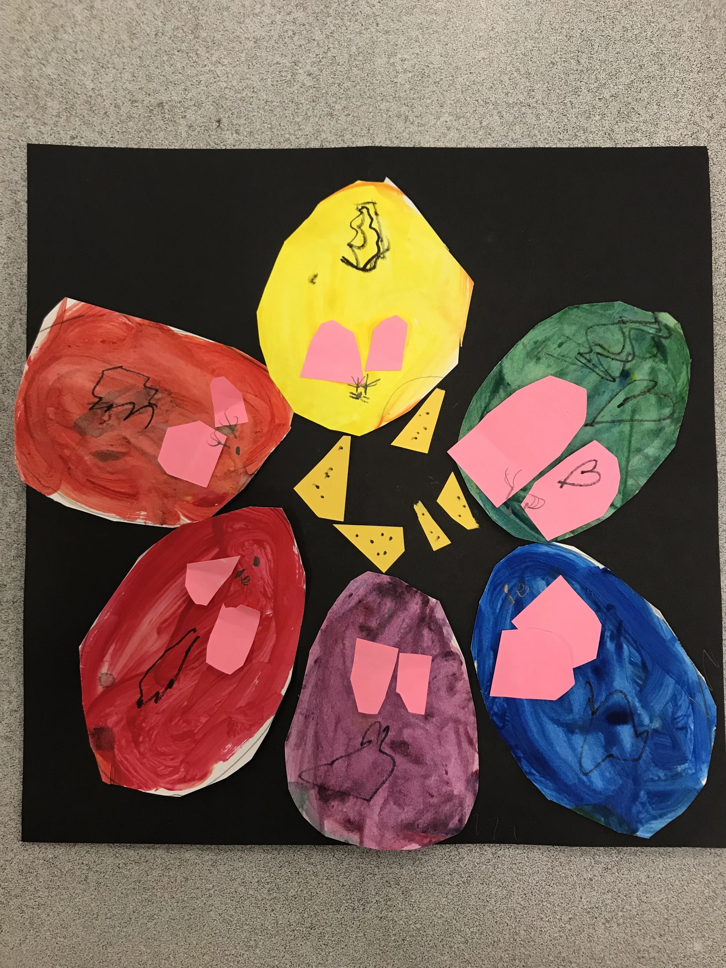 K-1st grade Color Theory Project
