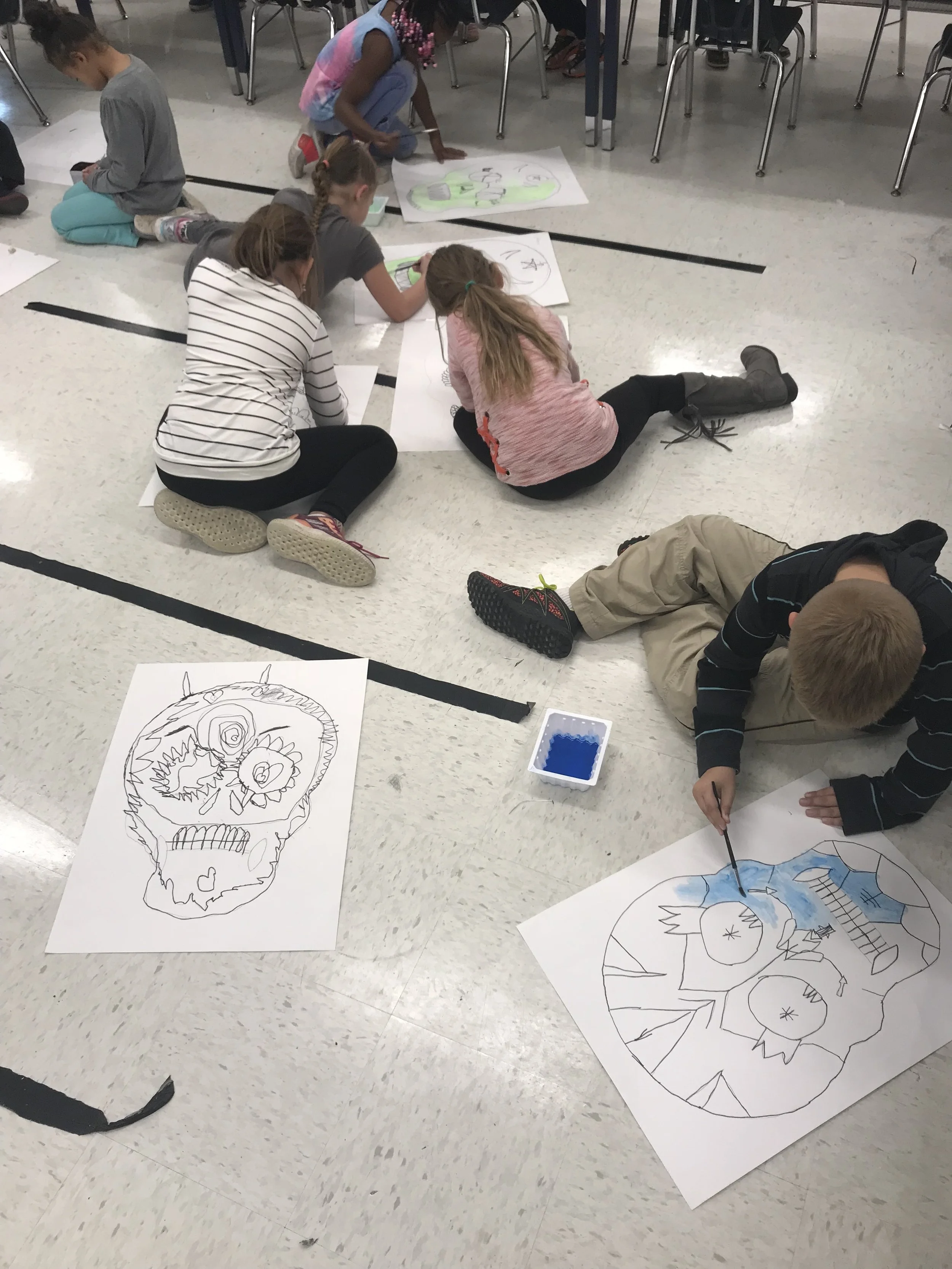 2nd Grade Sugar Skulls