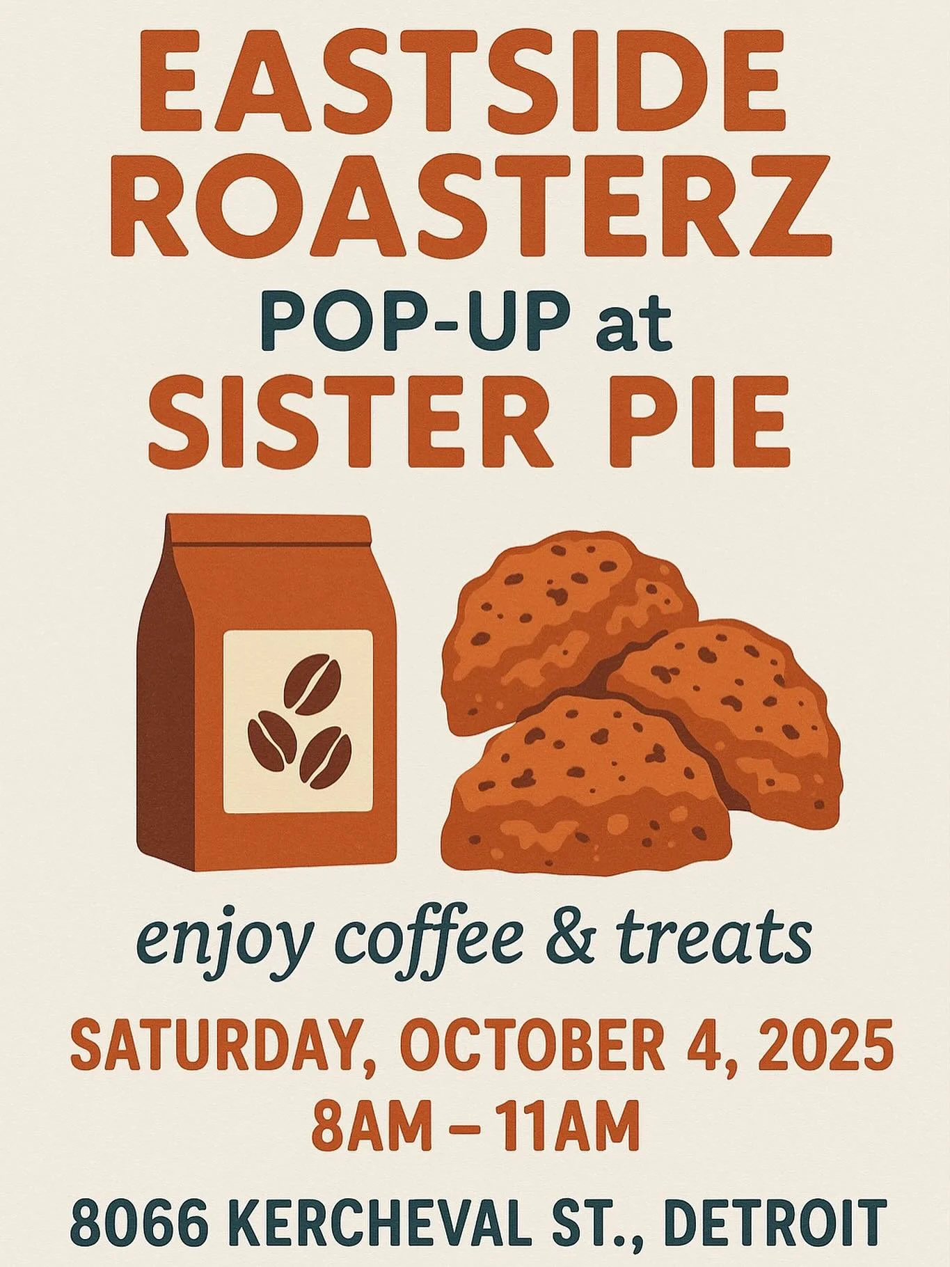 We had such a lovely time, we&rsquo;re gonna do it again ✨

Delicious coffee / tea / soda options, AND yummy @sisterpiedetroit treats again 😇

Stay tuned for the menu drop!!!

We&rsquo;re so happy you&rsquo;re here 💜

#detroitsmallbusiness #detroit