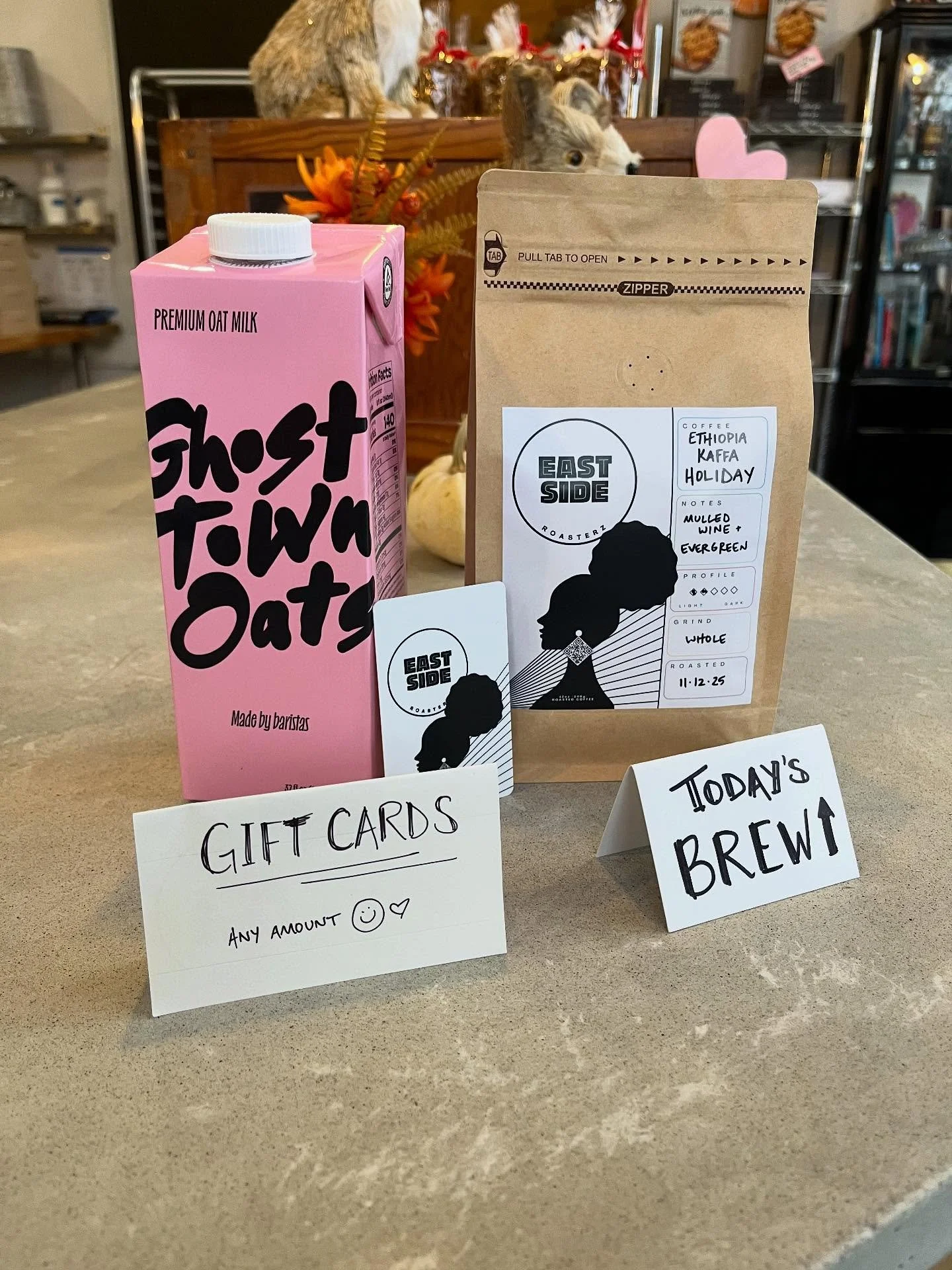 We&rsquo;re here at @sisterpiedetroit today and tomorrow (Sat) 8a-12p!!

Our friends down the street at @washedupcoffee are now distributing @ghosttownworld oat milk! We&rsquo;ve got it while it lasts!!

See you soon 💜

#detroitcoffee #indieroaster 