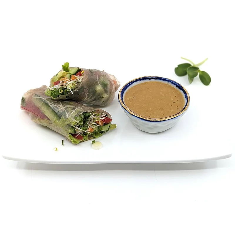 Make Thai Peanut Sauce and Vegan Rice Paper Rolls
