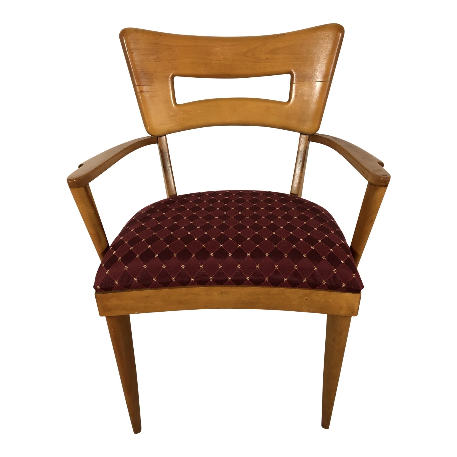 Heywood Wakefield “Dogbone” Arm Chair, Vintage 1970s