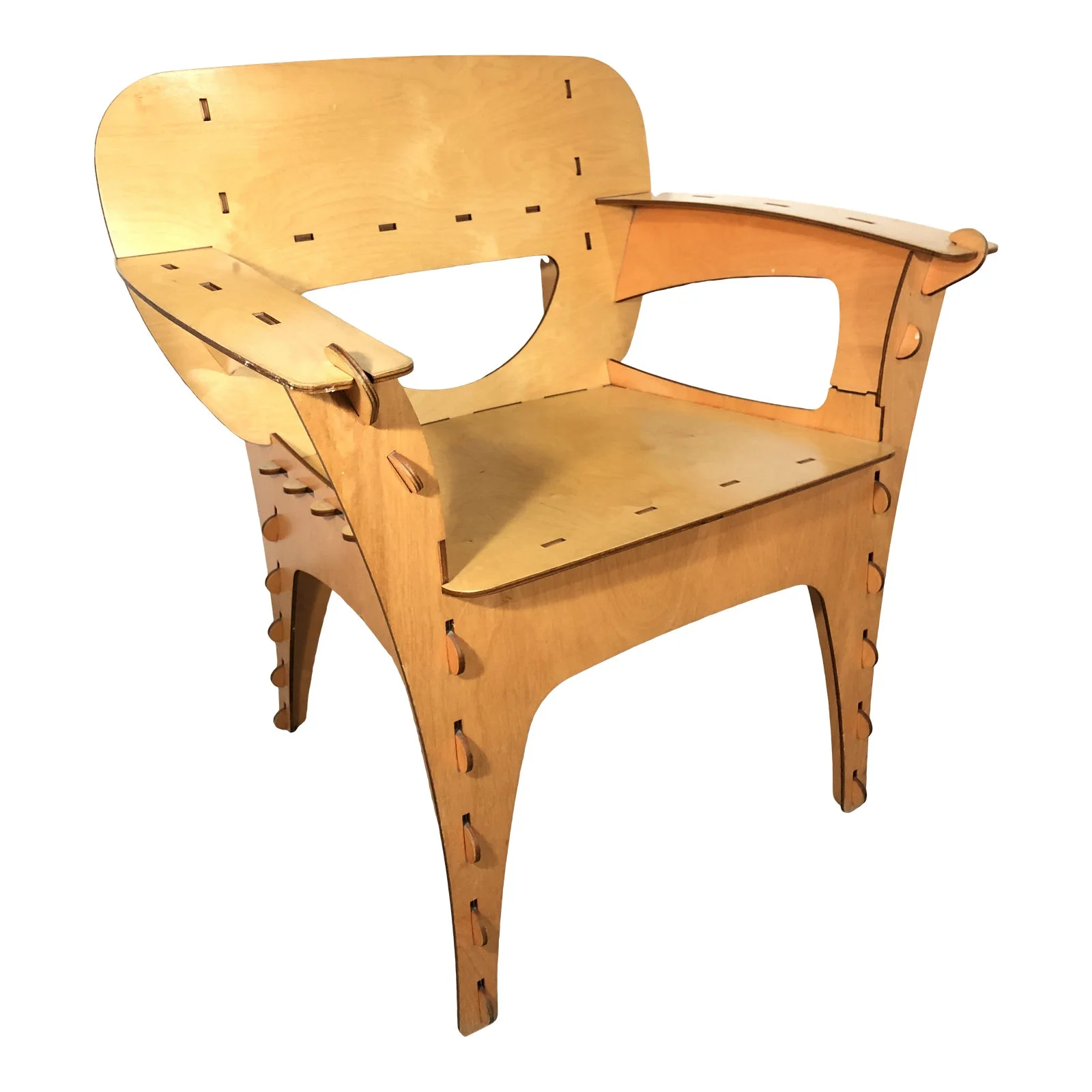 David Kawecki Birch “Puzzle” Chair for 3d: Interiors