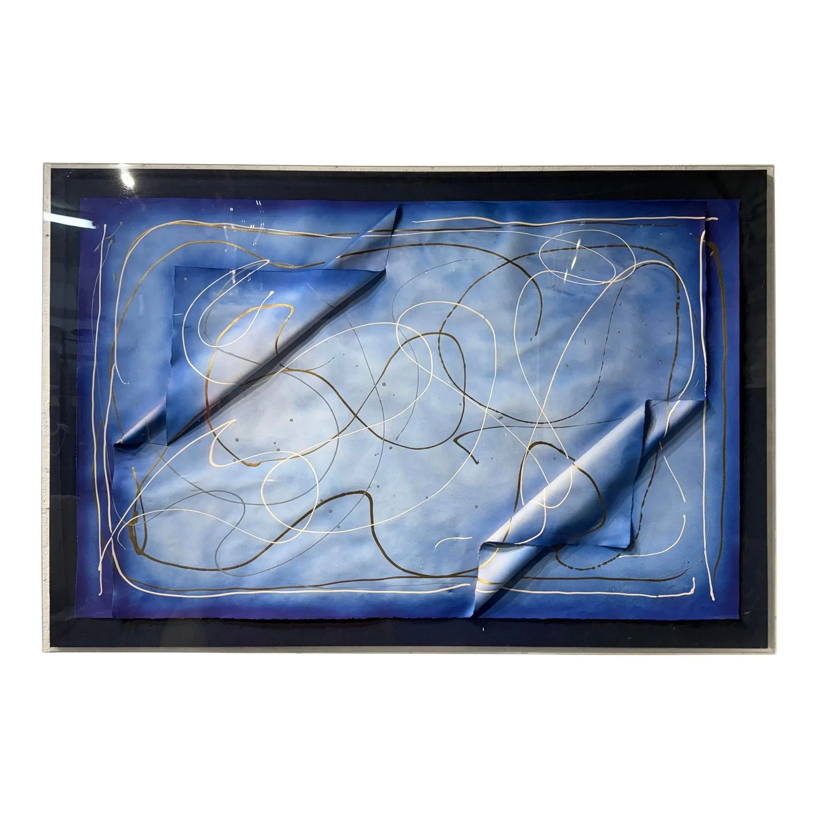 large-scale-abstract-acylic-on-paper-art-encased-in-plexiglass-signed-by-artist-7593