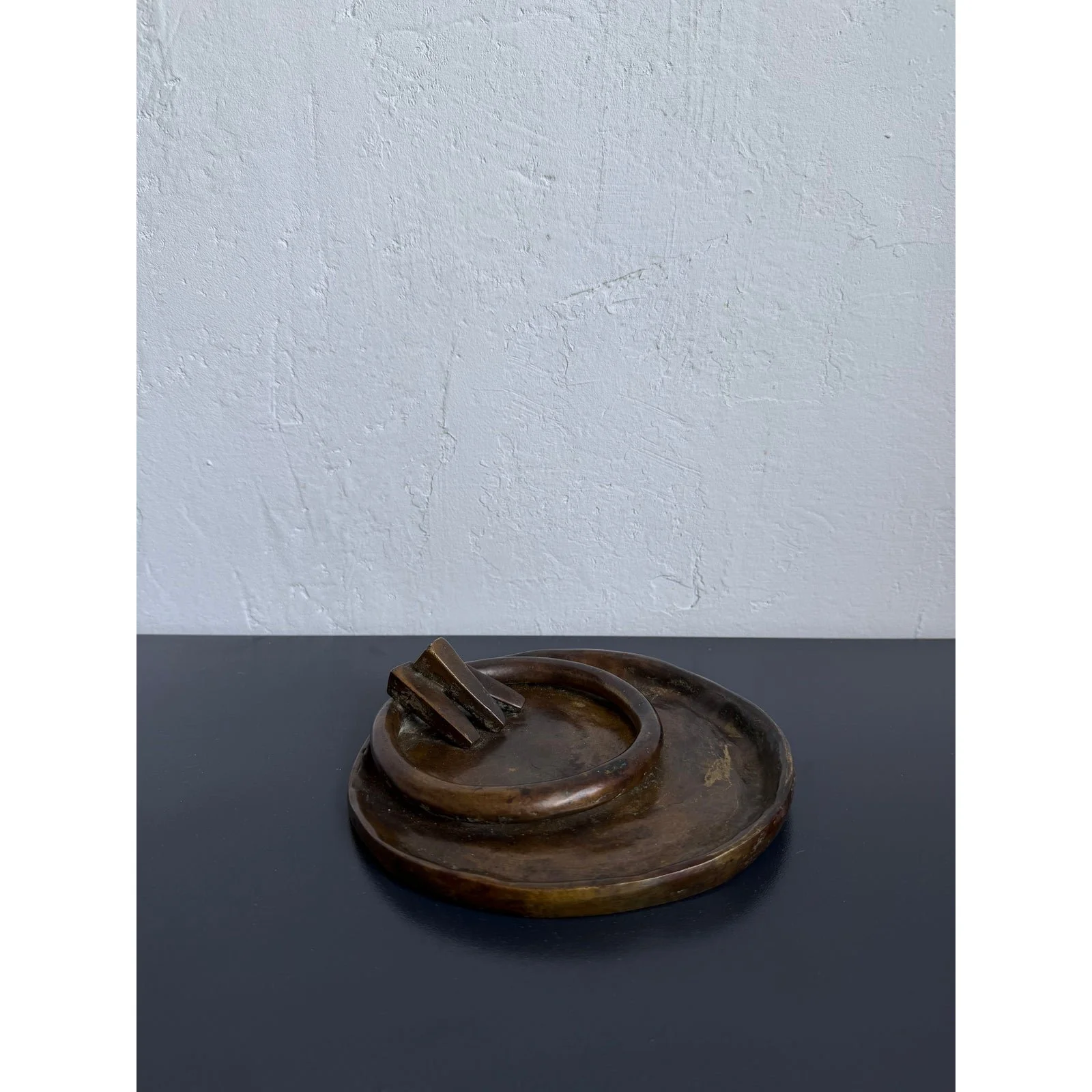 brazilian-modern-handcrafted-studio-bronze-ashtray-or-catchall-signed-ds-6350