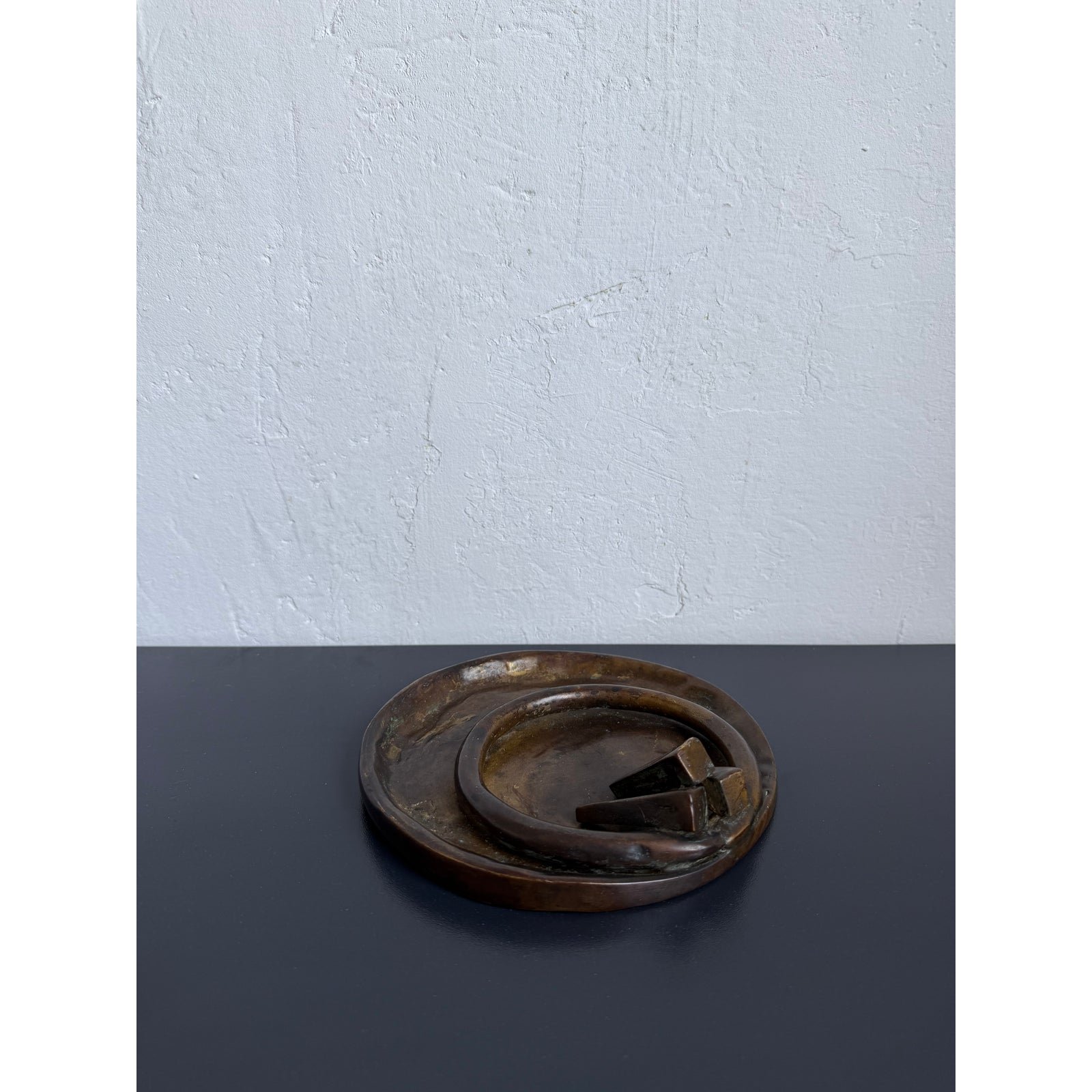 brazilian-modern-handcrafted-studio-bronze-ashtray-or-catchall-signed-ds-0805