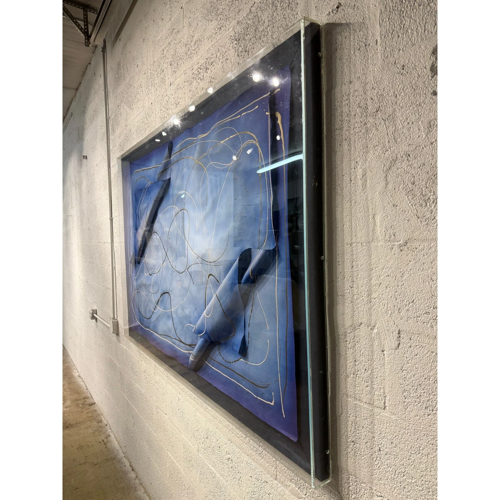 large-scale-abstract-acylic-on-paper-art-encased-in-plexiglass-signed-by-artist-5555