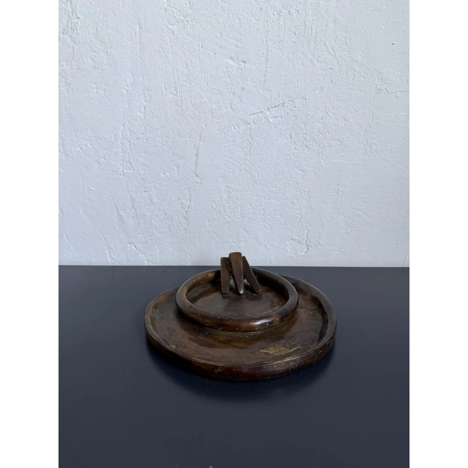 brazilian-modern-handcrafted-studio-bronze-ashtray-or-catchall-signed-ds-9139