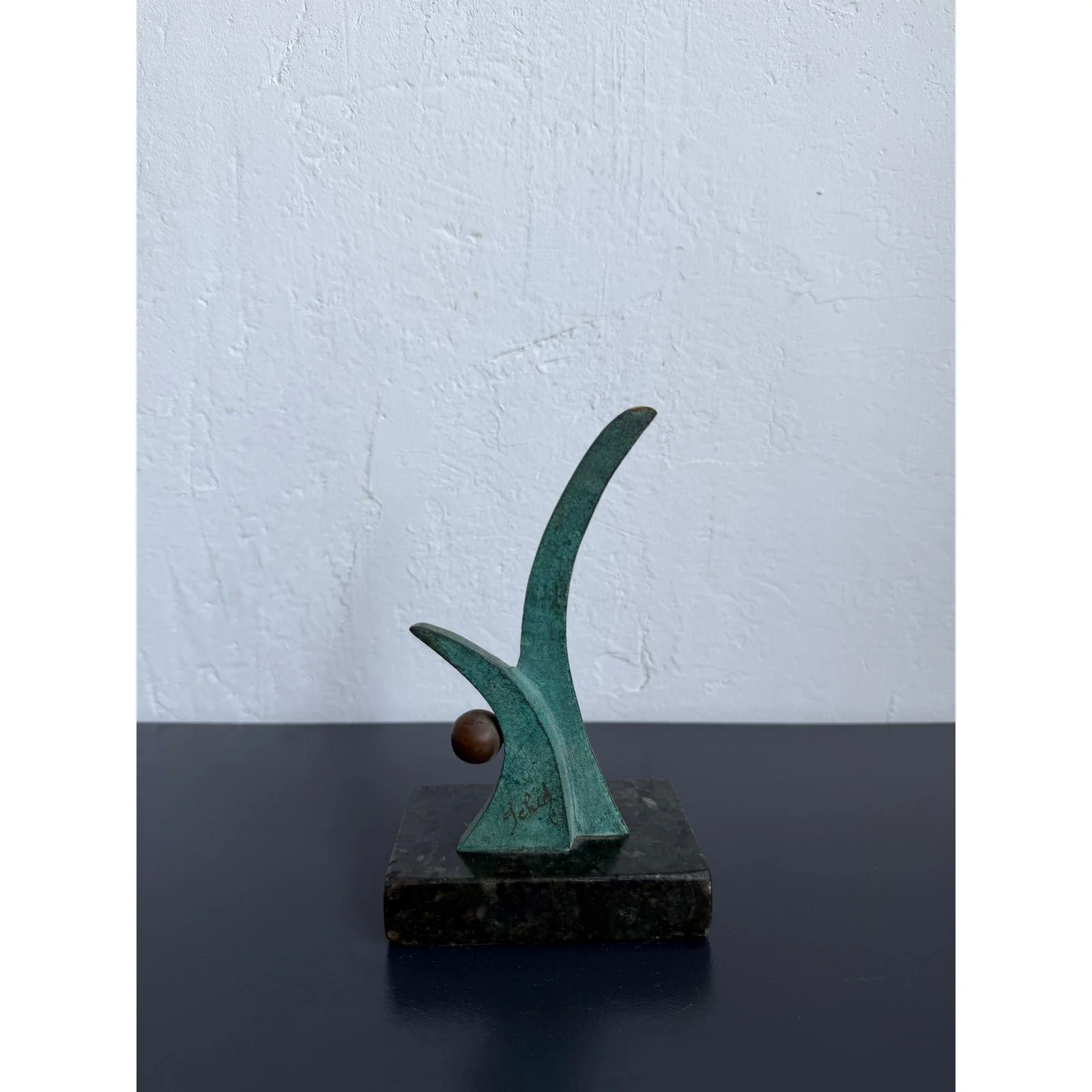 bronze-modern-green-patinated-bronze-abstract-sculpture-on-granite-base-1980s-6626