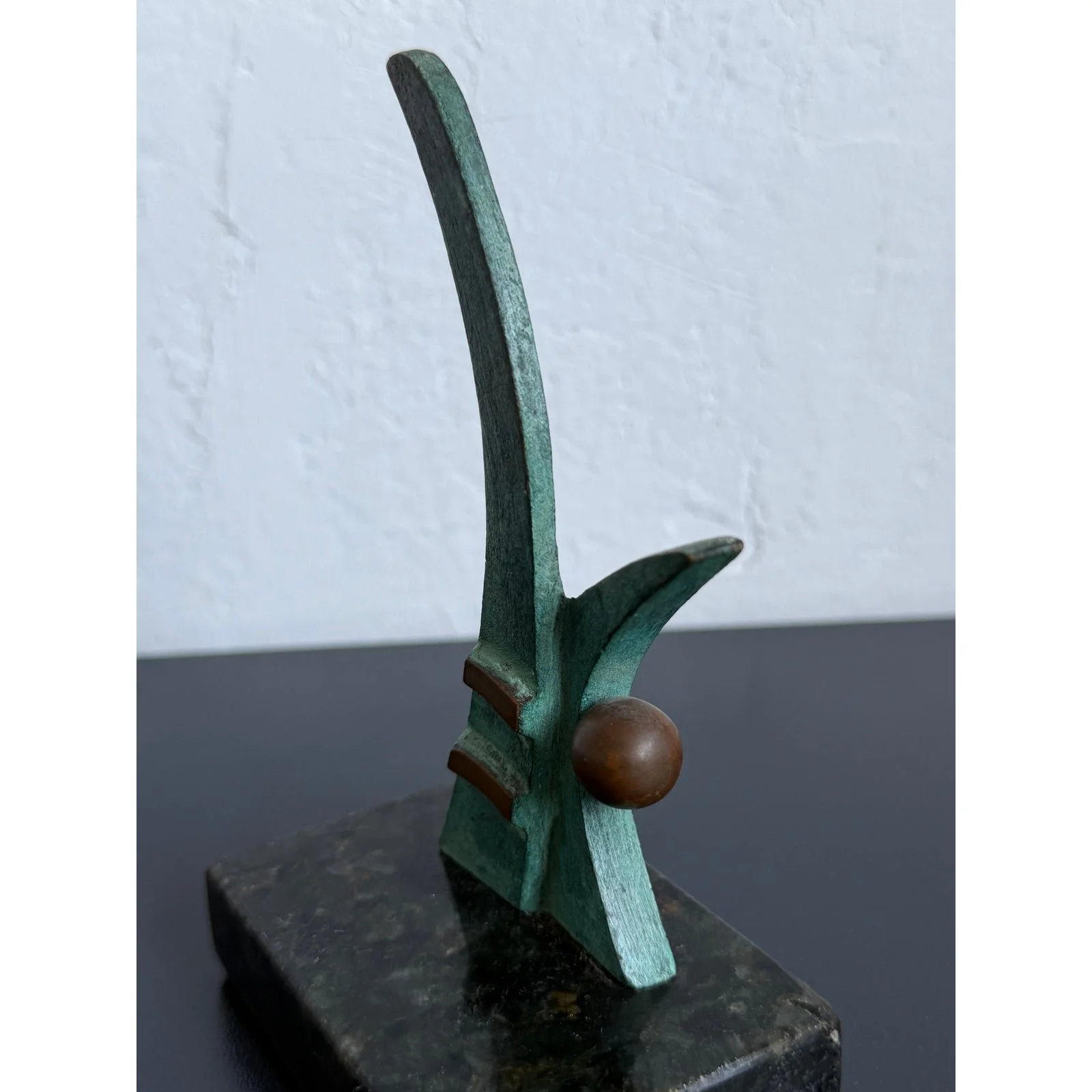bronze-modern-green-patinated-bronze-abstract-sculpture-on-granite-base-1980
