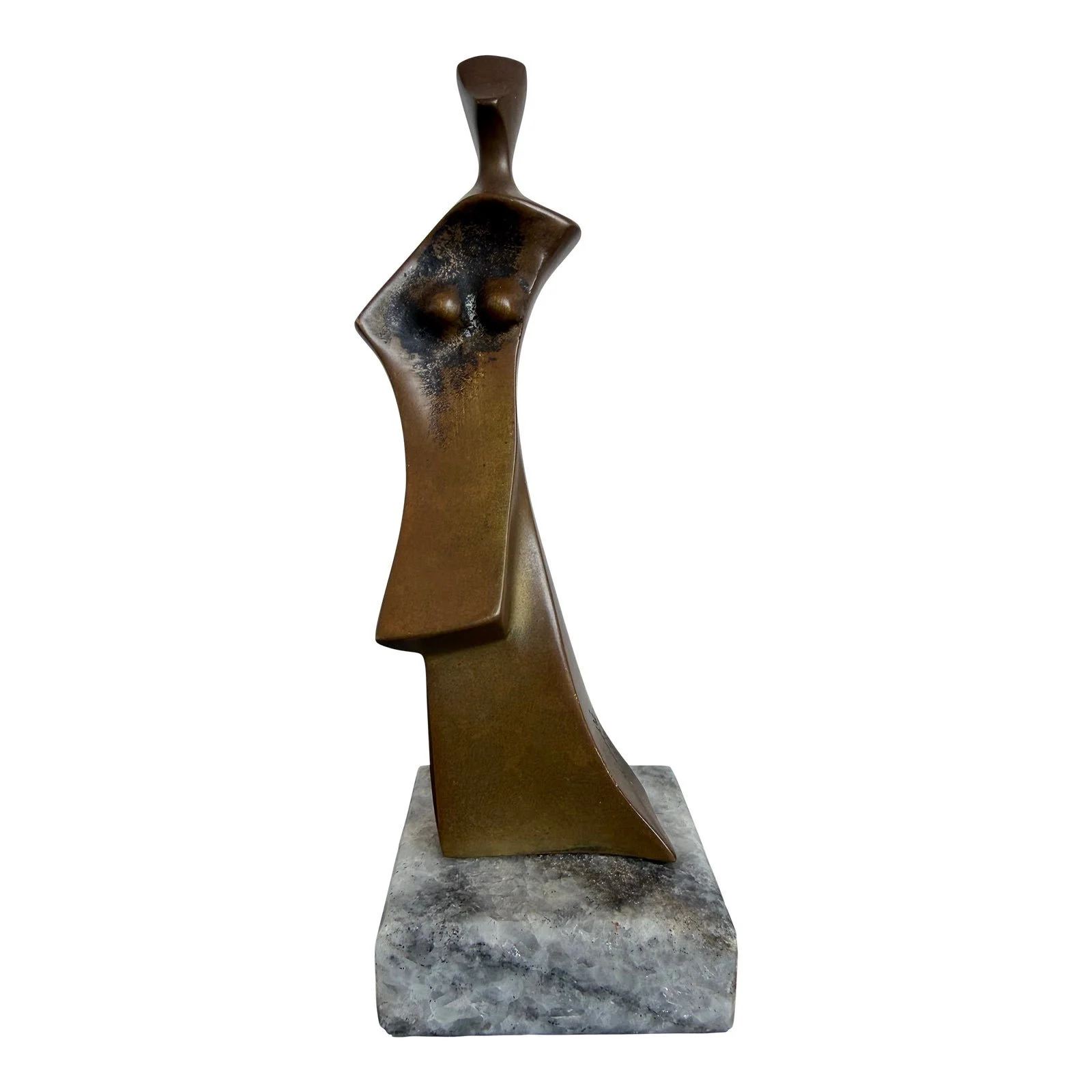 roberto-g-crivelle-bronze-abstract-female-sulpture-on-granite-base-1980s-4776