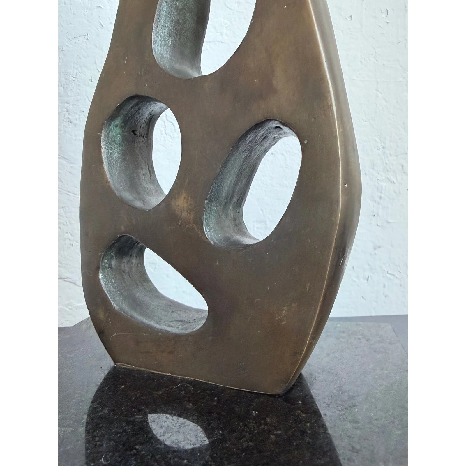 abstract-patinated-bronze-sculpture-on-granite-base-by-del-guerra-brazil-1980