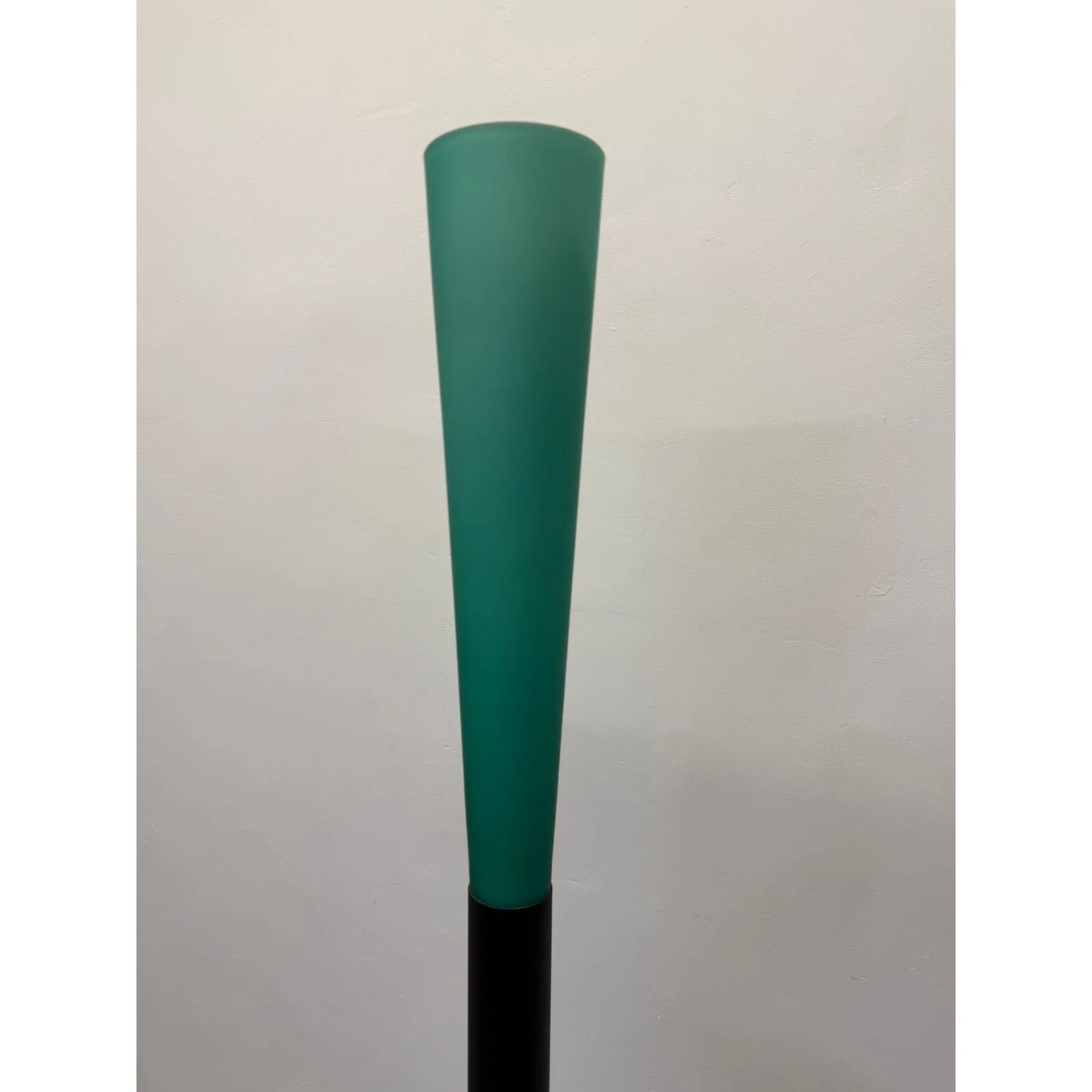 koch-and-lowy-postmodern-green-glass-and-steel-floor-lamp-1990s-4295