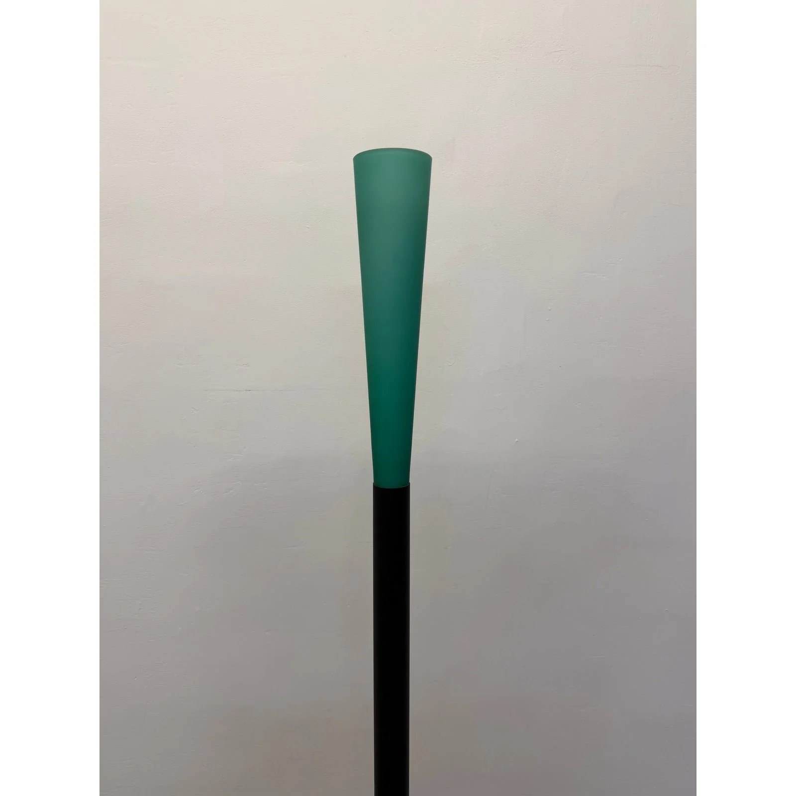koch-and-lowy-postmodern-green-glass-and-steel-floor-lamp-1990s-4366