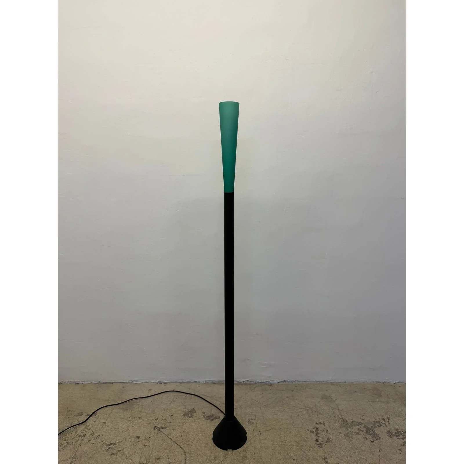 koch-and-lowy-postmodern-green-glass-and-steel-floor-lamp-1990s-3570