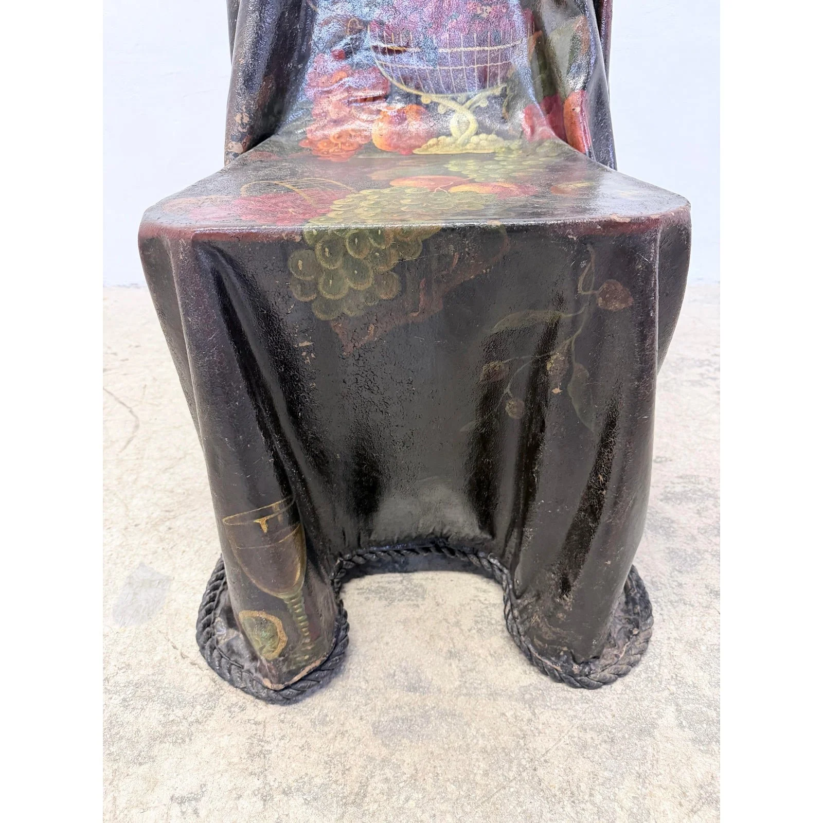 draped-fiberglass-hand-painted-occasional-chair-1990