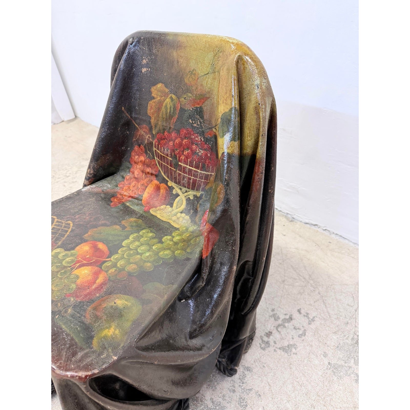 draped-fiberglass-hand-painted-occasional-chair-1990