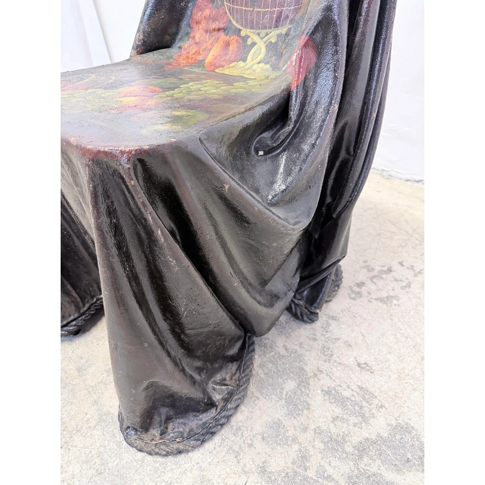 draped-fiberglass-hand-painted-occasional-chair-1990