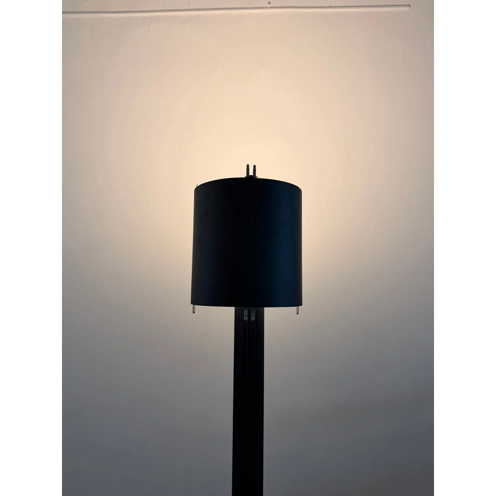 koch-and-lowy-postmodern-black-steel-floor-lamp-with-adjustable-shade-1990