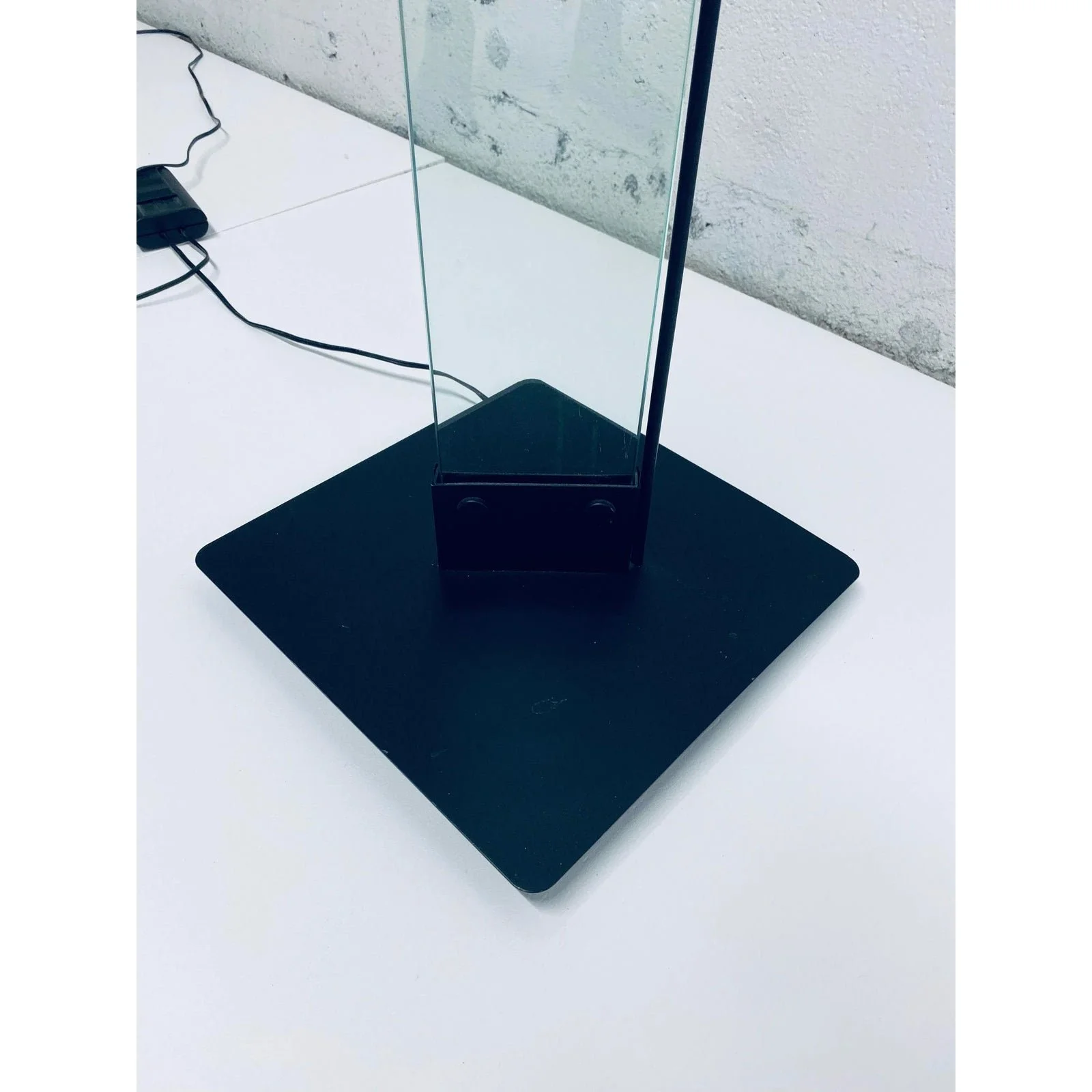 vintage-black-steel-and-glass-torchiere-floor-lamp-9540