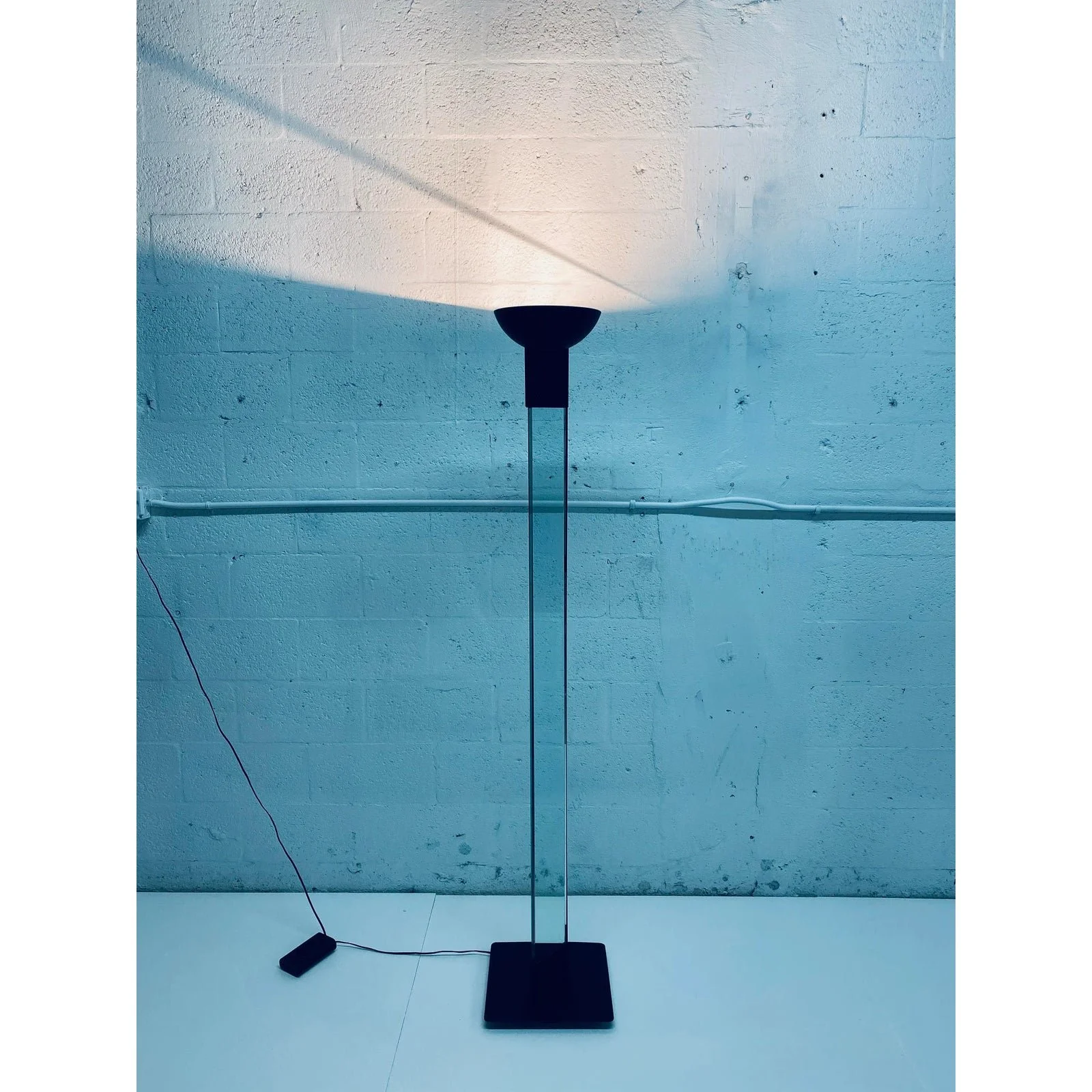 vintage-black-steel-and-glass-torchiere-floor-lamp-8891