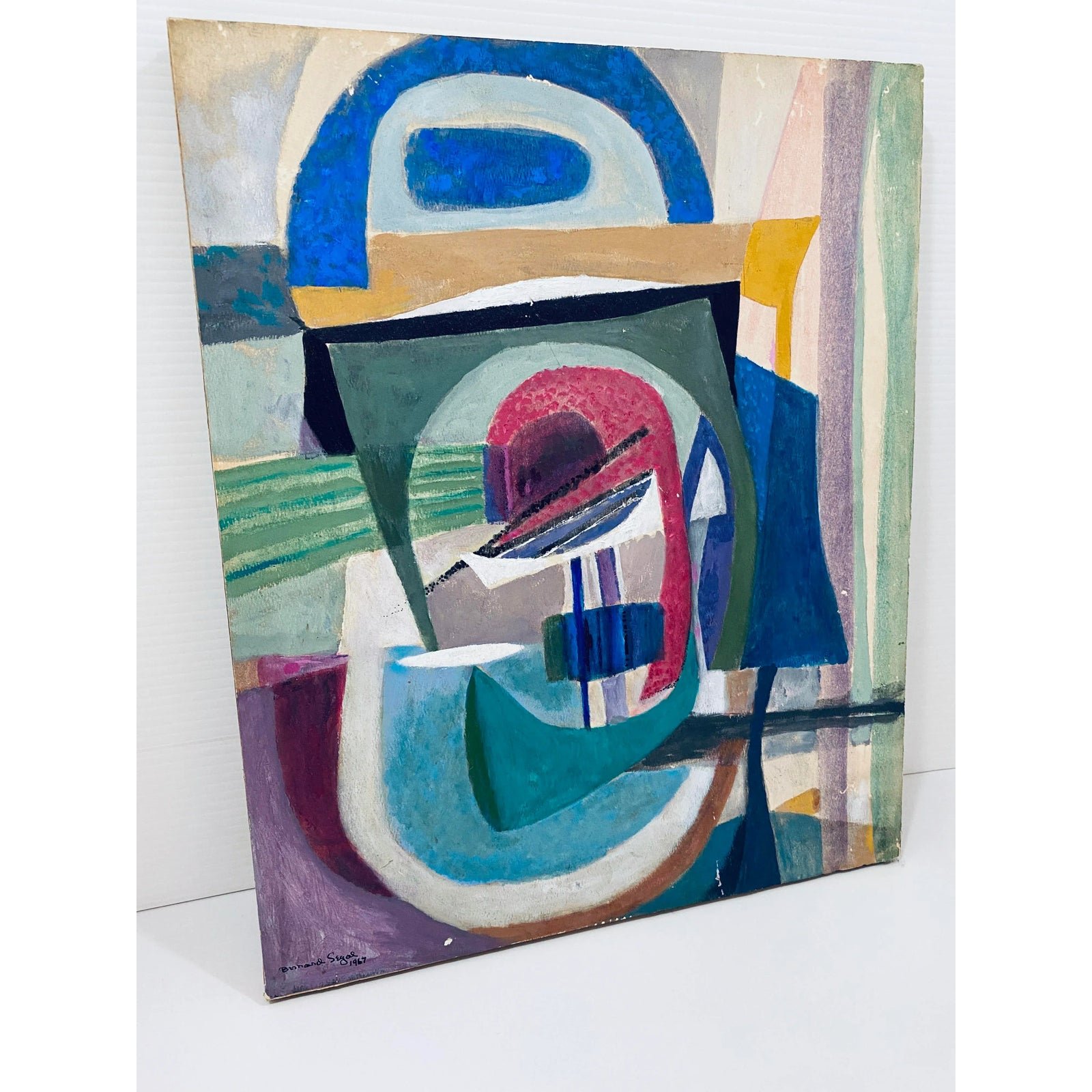 bernard-segal-the-blue-arc-acrylic-painting-on-board-1375