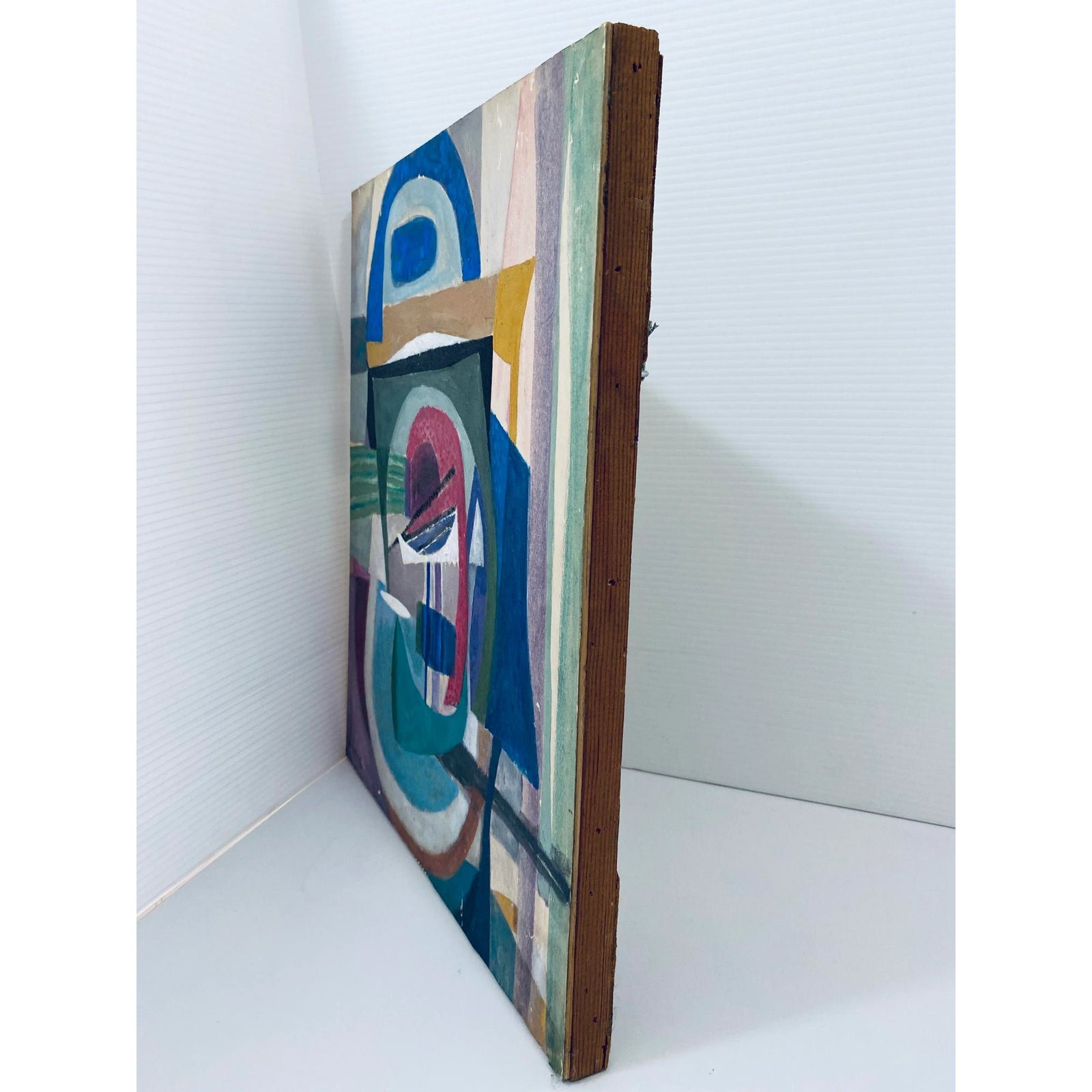 bernard-segal-the-blue-arc-acrylic-painting-on-board-5437