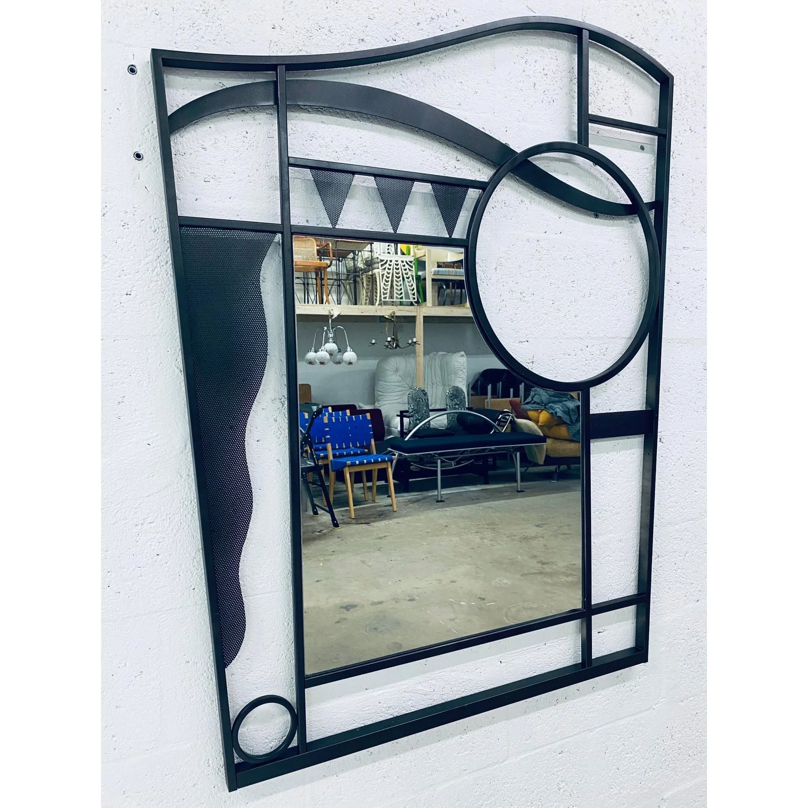 postmodern-design-steel-frame-wall-mirror-4032