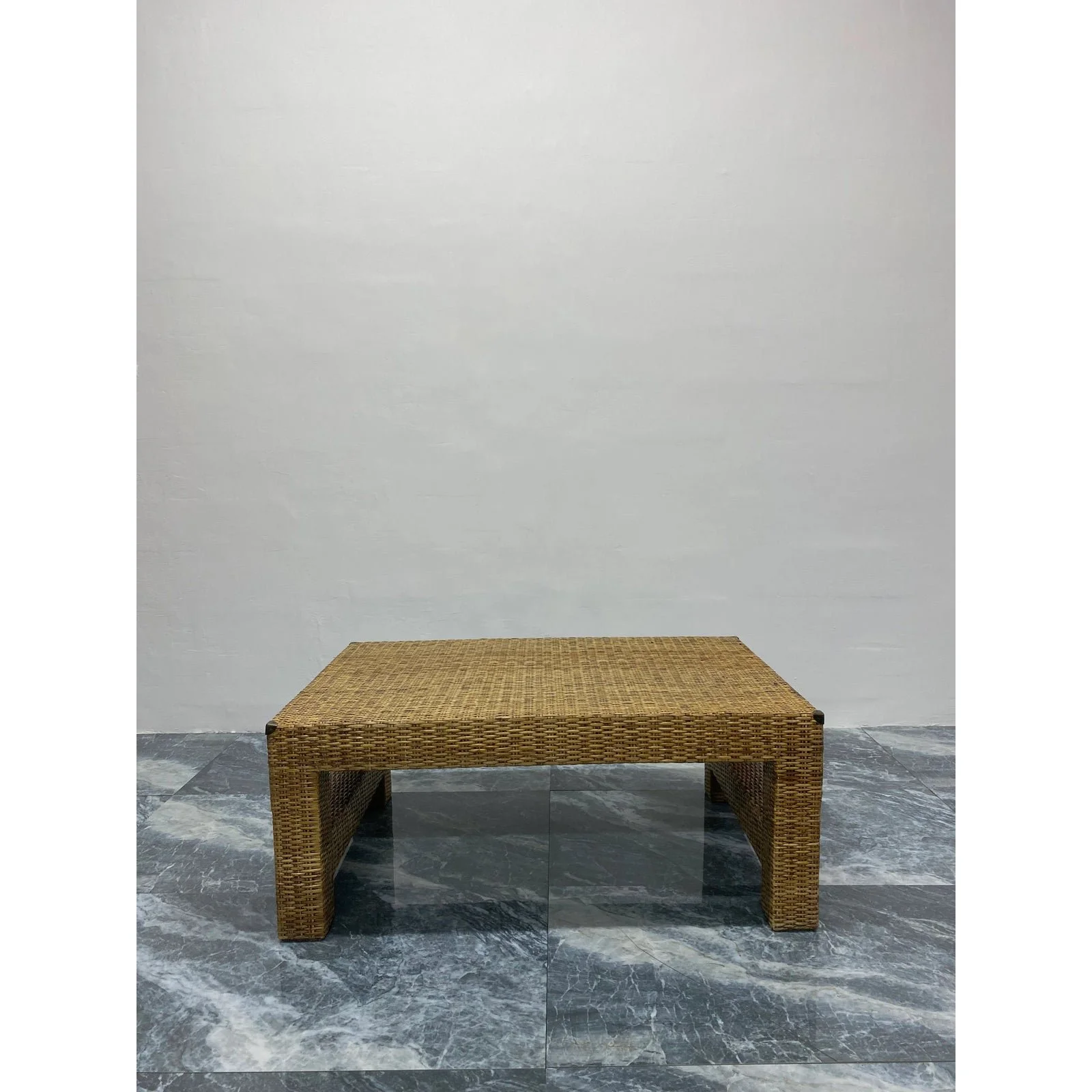 natural-fiber-woven-rattan-coffee-table-with-vintage-brass-corners-6475