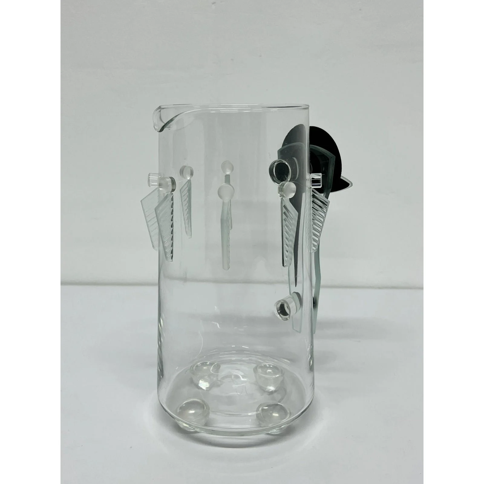 george-ponzini-postmodern-deco-revival-art-glass-pitcher-7434