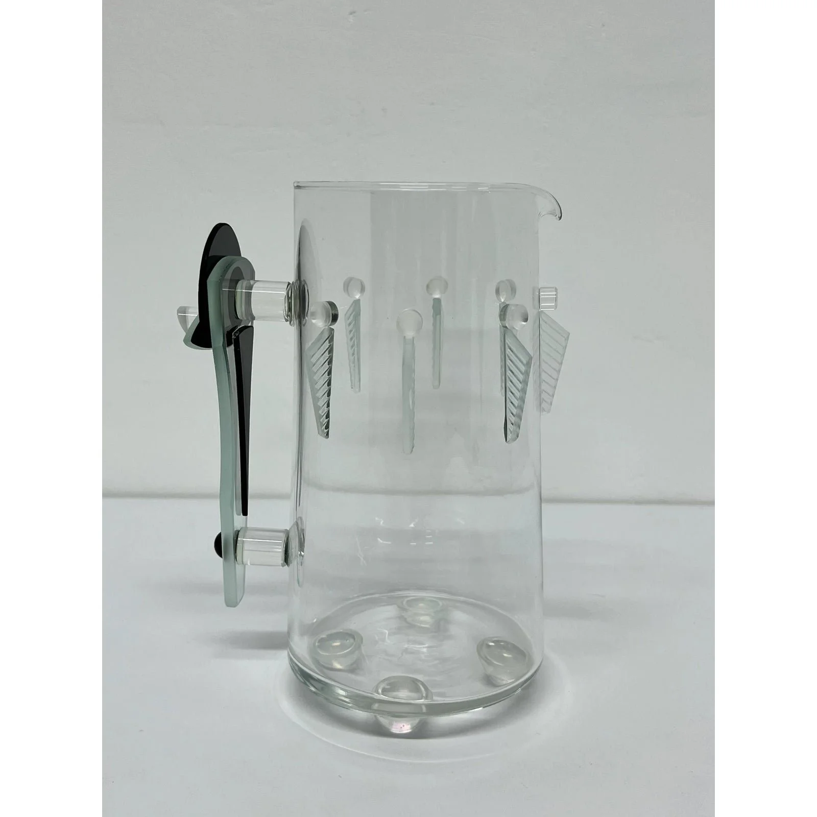 george-ponzini-postmodern-deco-revival-art-glass-pitcher-3088