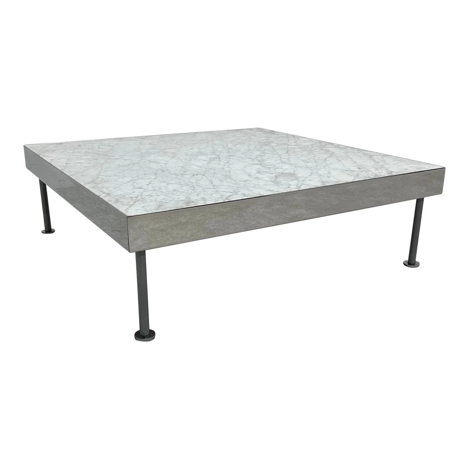 contemporary-carrara-marble-and-polished-steel-low-coffee-table-1980s-7196