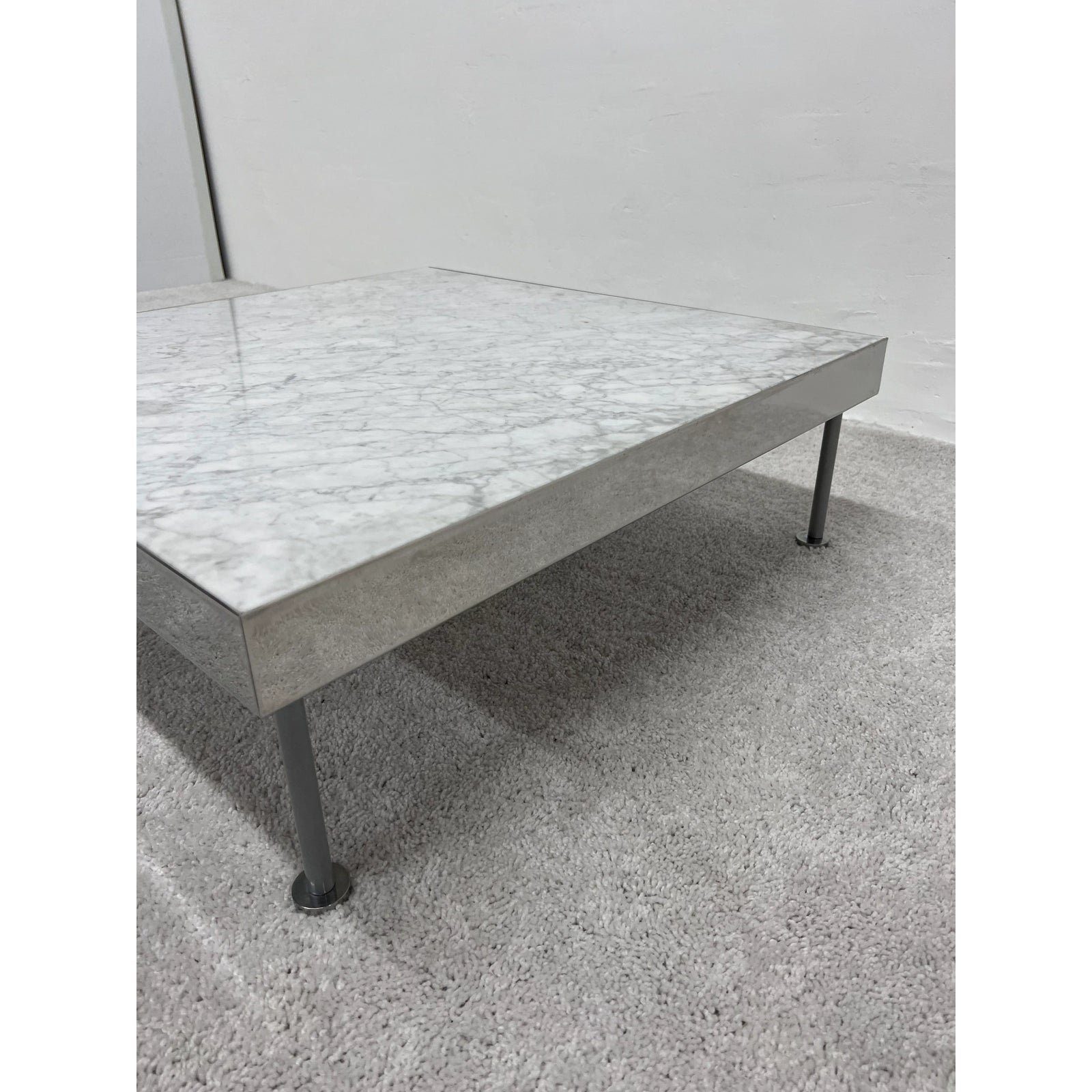 contemporary-carrara-marble-and-polished-steel-low-coffee-table-1980s-1042