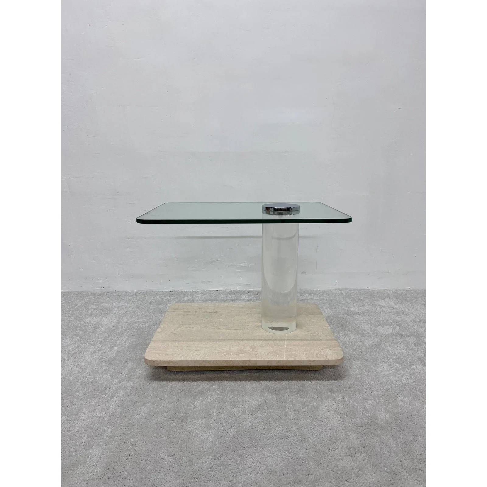 lion-in-frost-travertine-and-glass-side-table-with-lucite-column-1970s-6701