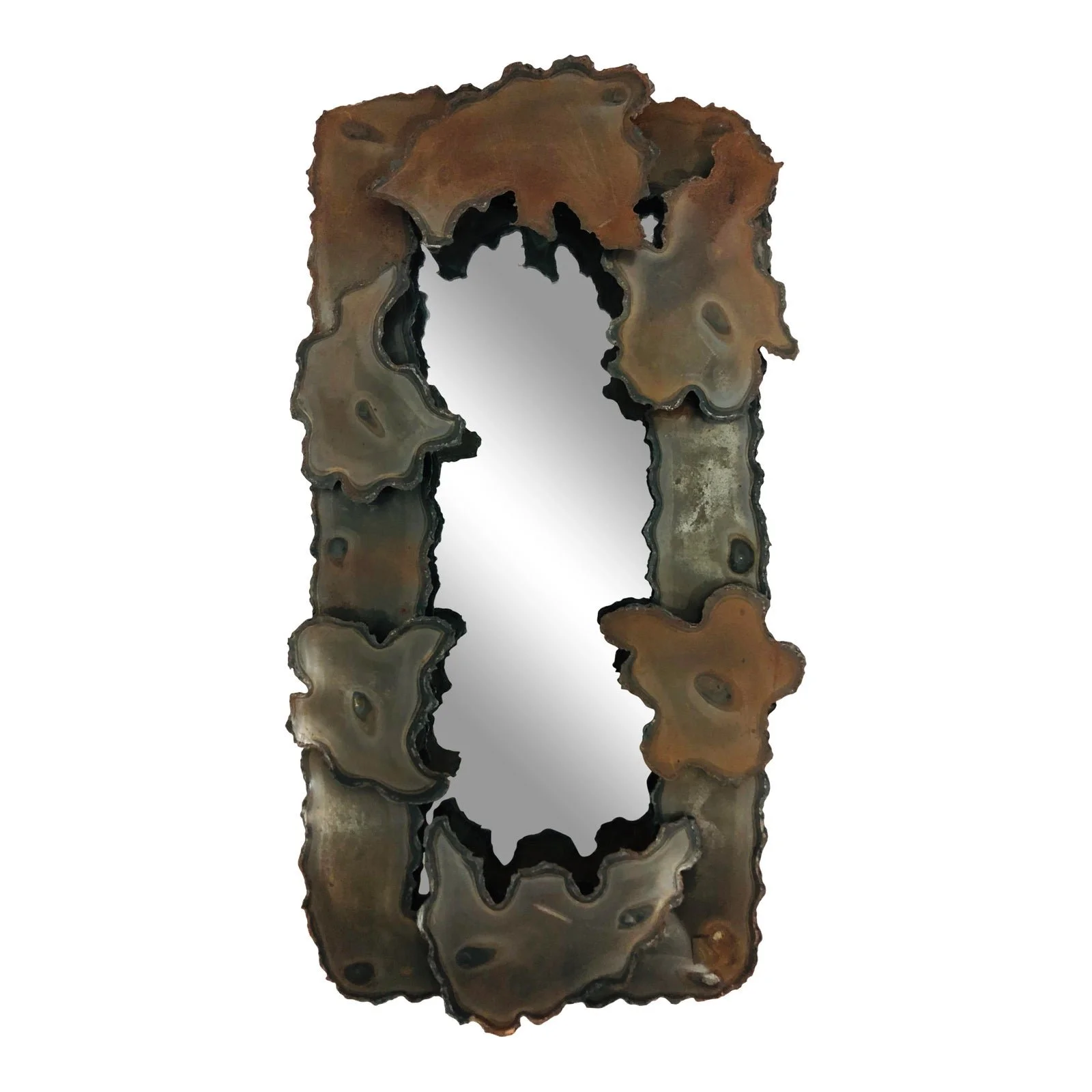1970s-artist-signed-brutalist-metal-wall-mirror-0793