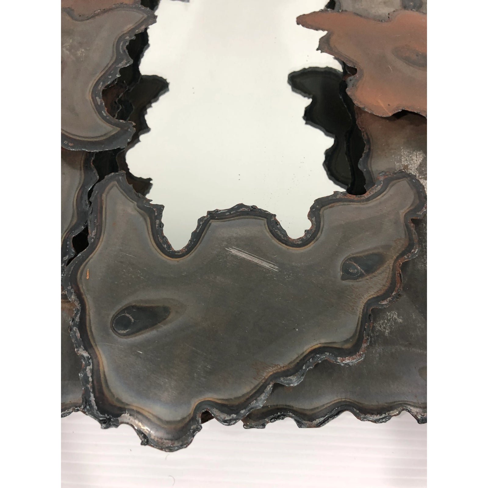 1970s-artist-signed-brutalist-metal-wall-mirror-1346