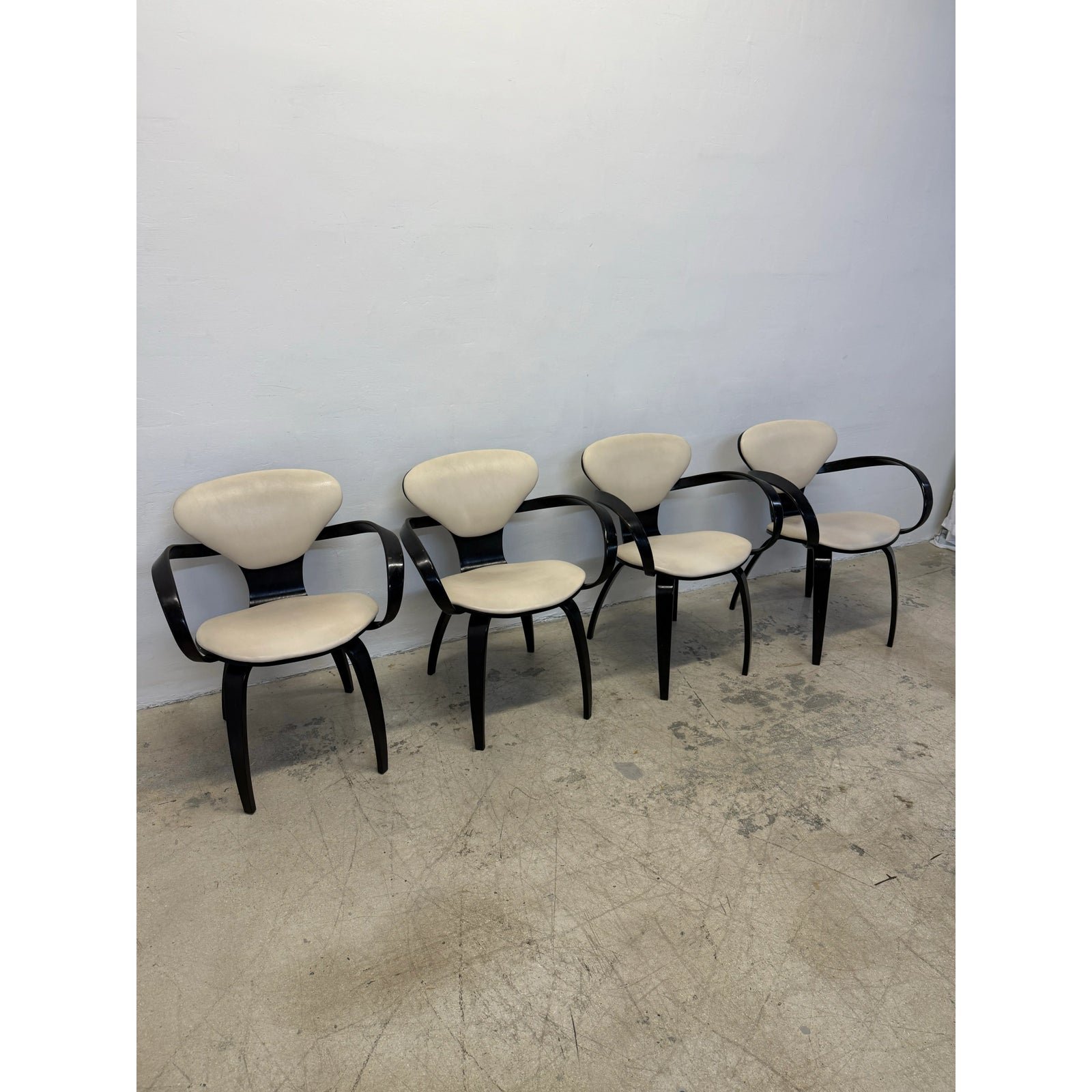 norman-cherner-pretzel-chairs-for-plycraft-set-of-four-1981