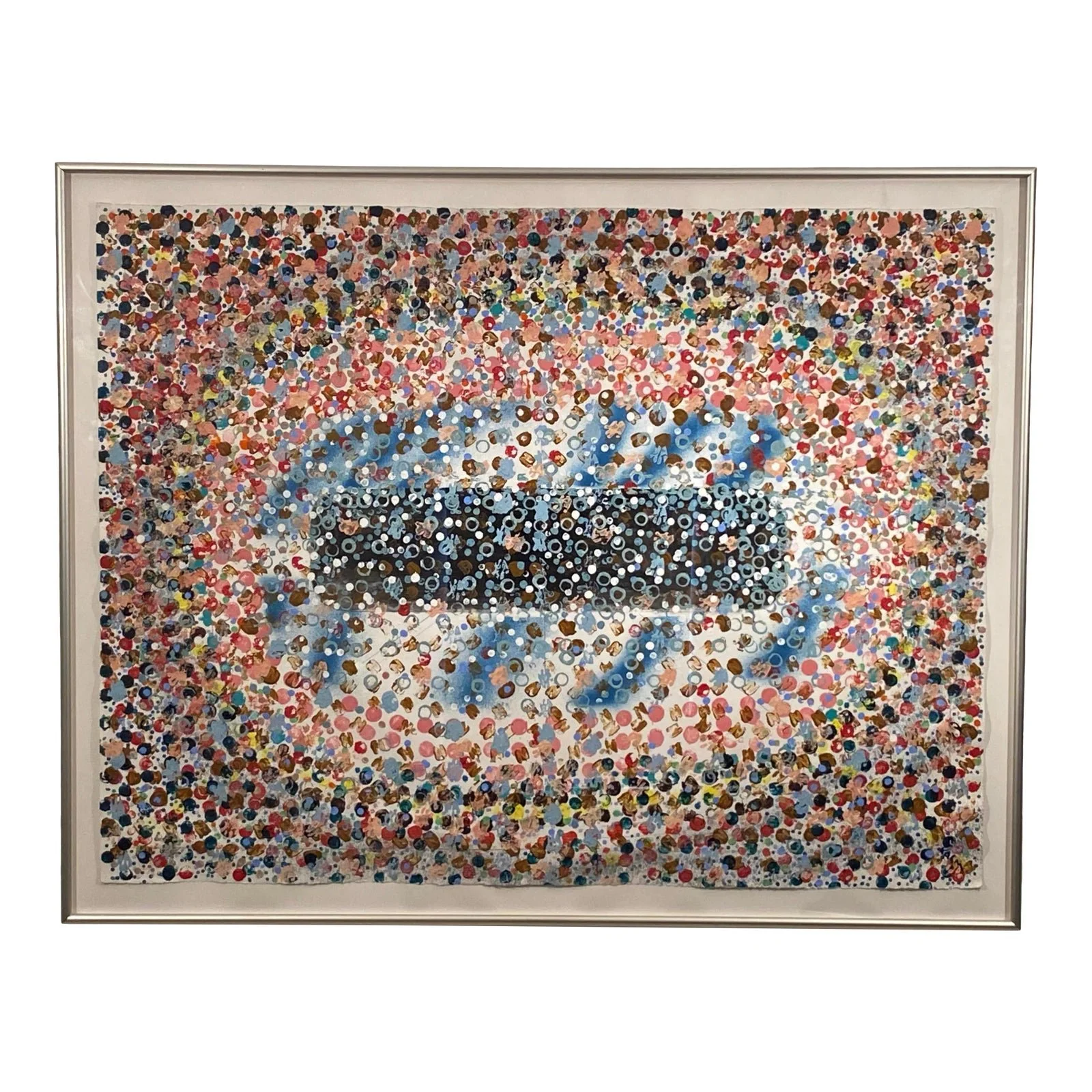 contemporary-acrylic-on-paper-multi-color-painting-signed-kalm-1410