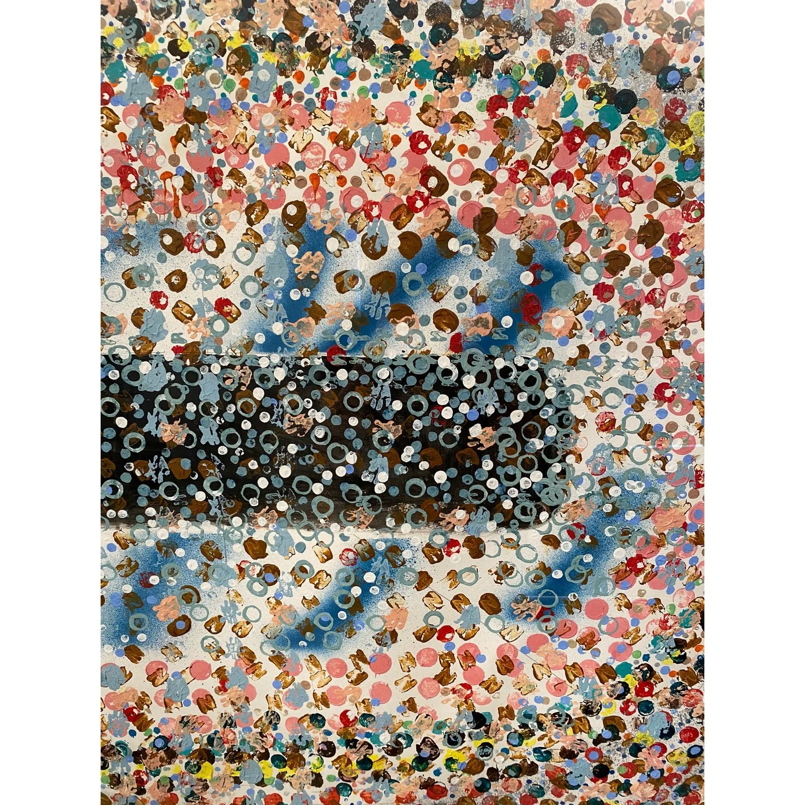 contemporary-acrylic-on-paper-multi-color-painting-signed-kalm-2155