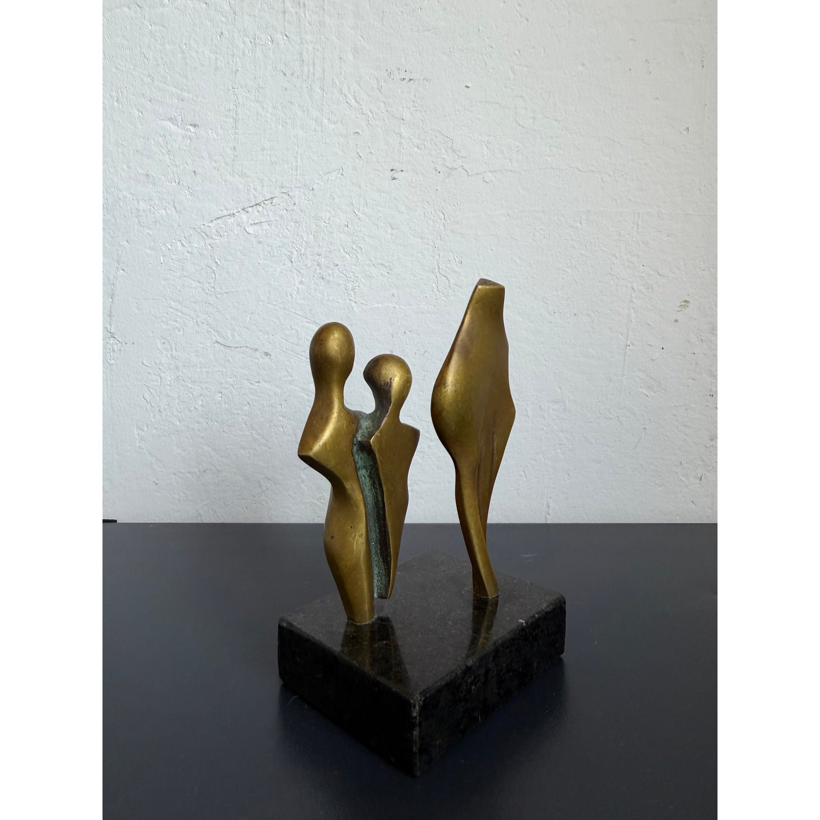 modern-abstract-geometric-bronze-sculpture-on-black-granite-base-brazil-1980s-5388