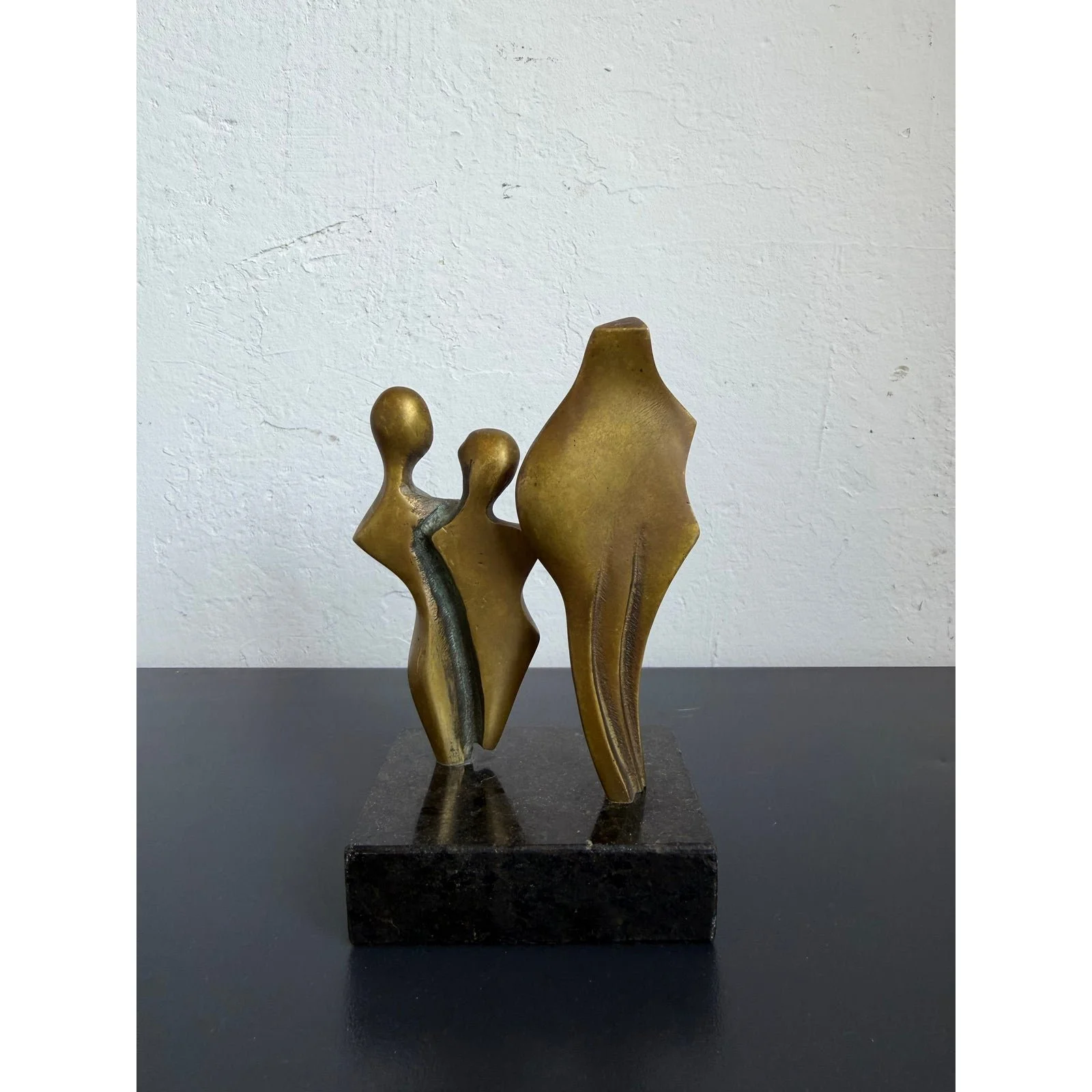 modern-abstract-geometric-bronze-sculpture-on-black-granite-base-brazil-1980s-4151