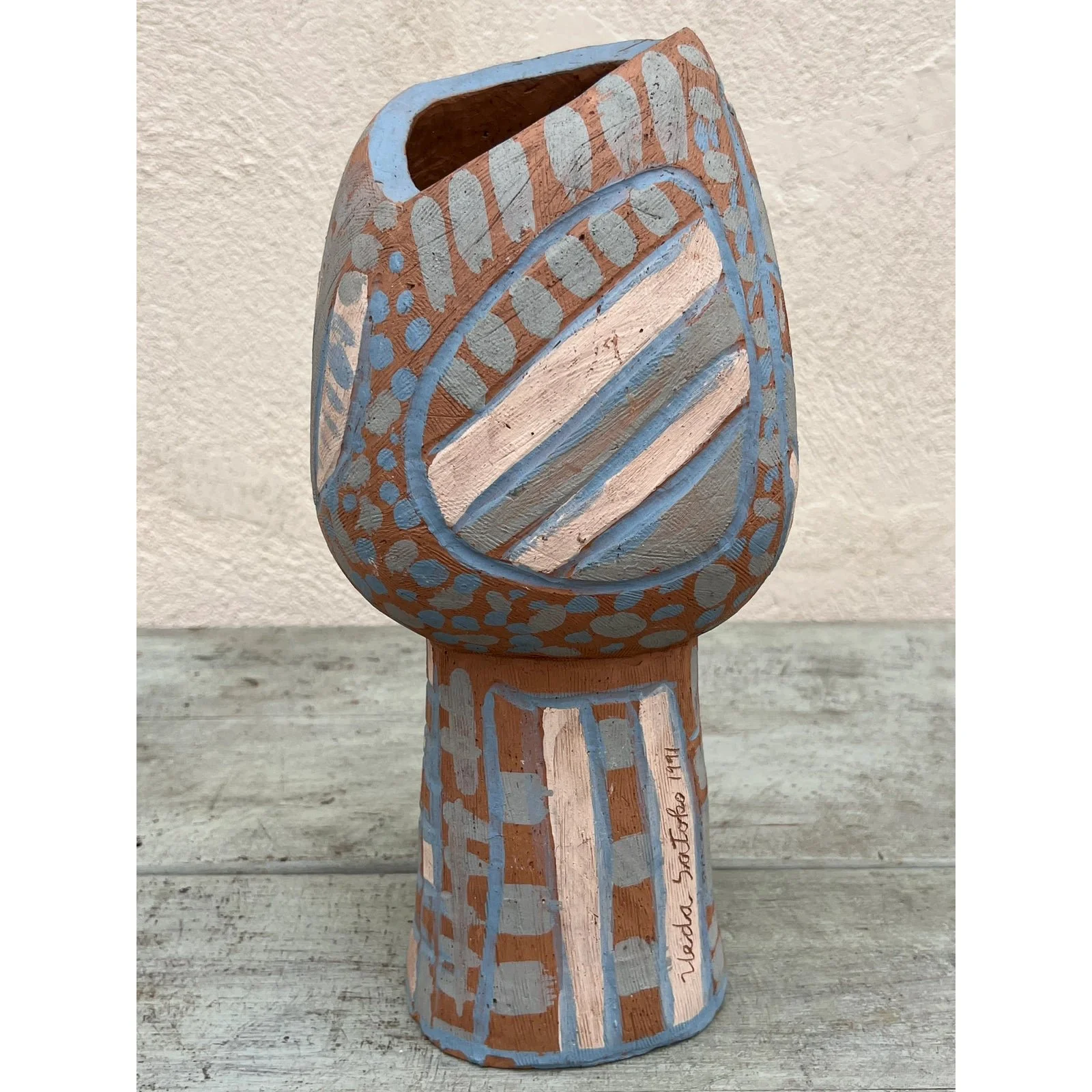 ueda-satoko-abstract-clay-sculpture-brazil-1991