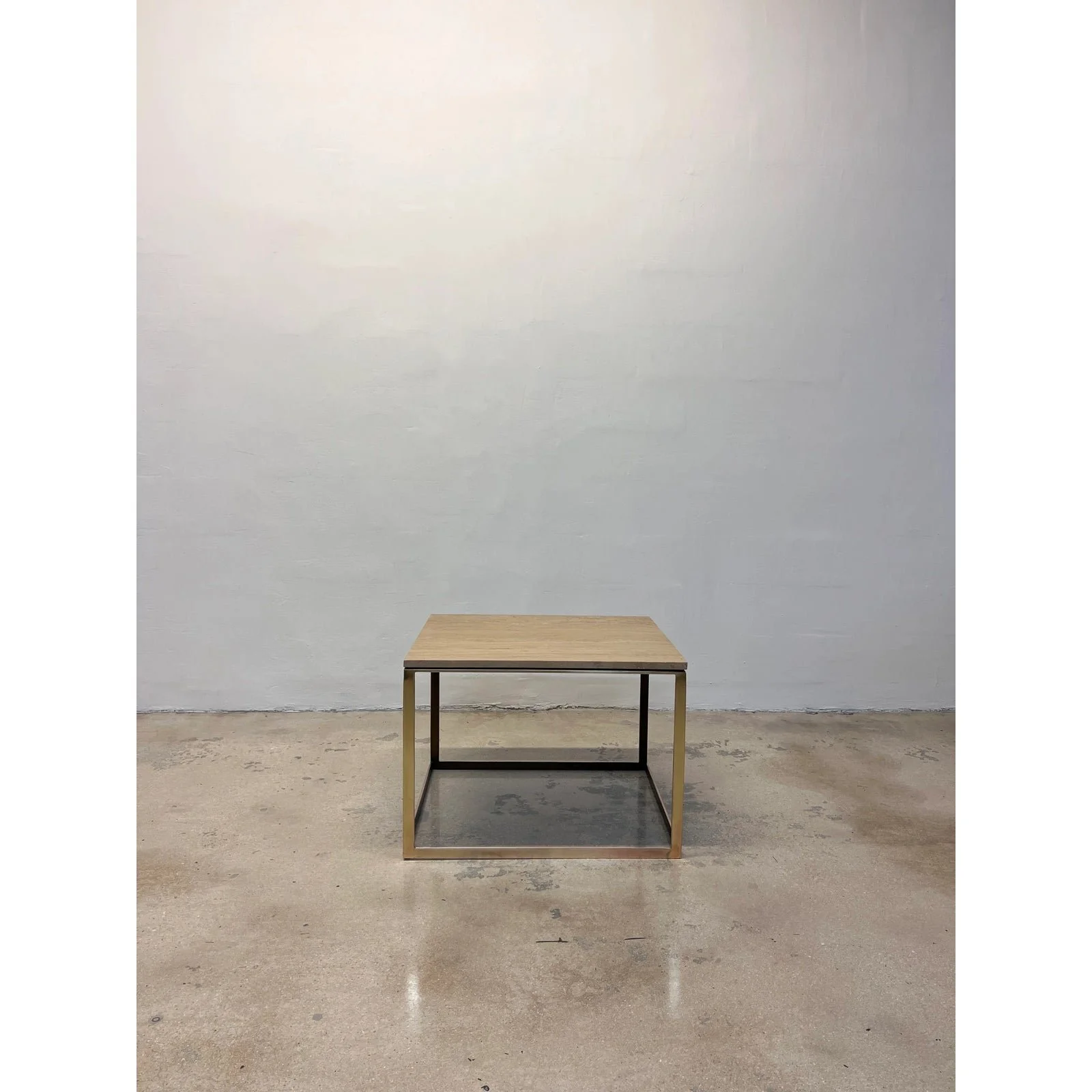 mitchell-gold-bob-williams-travertine-and-brass-bronze-side-table-6343