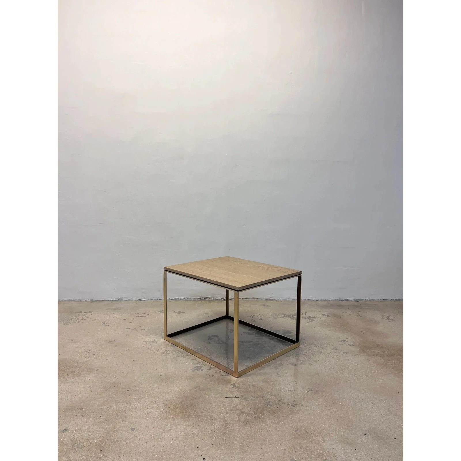 mitchell-gold-bob-williams-travertine-and-brass-bronze-side-table-1190