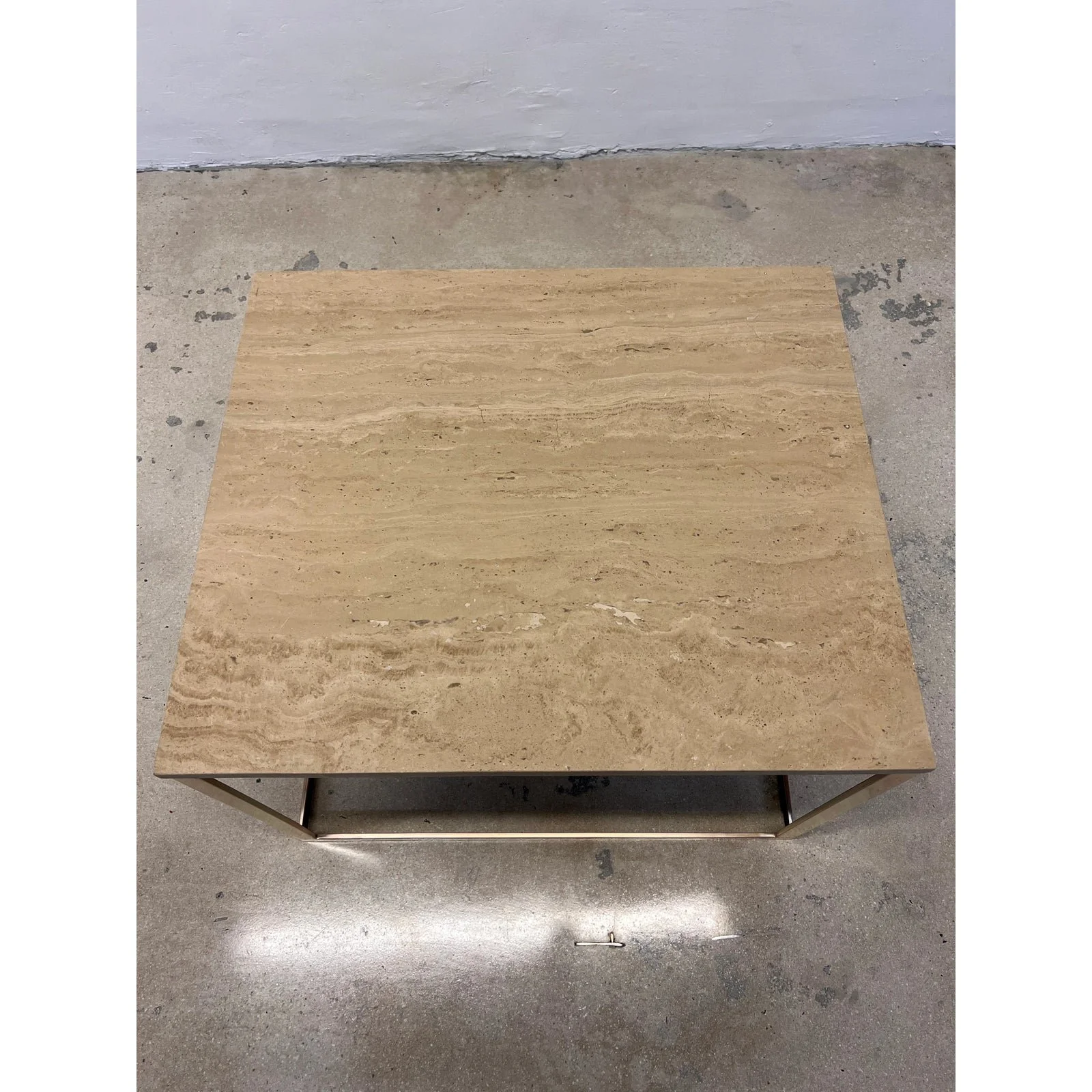 mitchell-gold-bob-williams-travertine-and-brass-bronze-side-table-3477